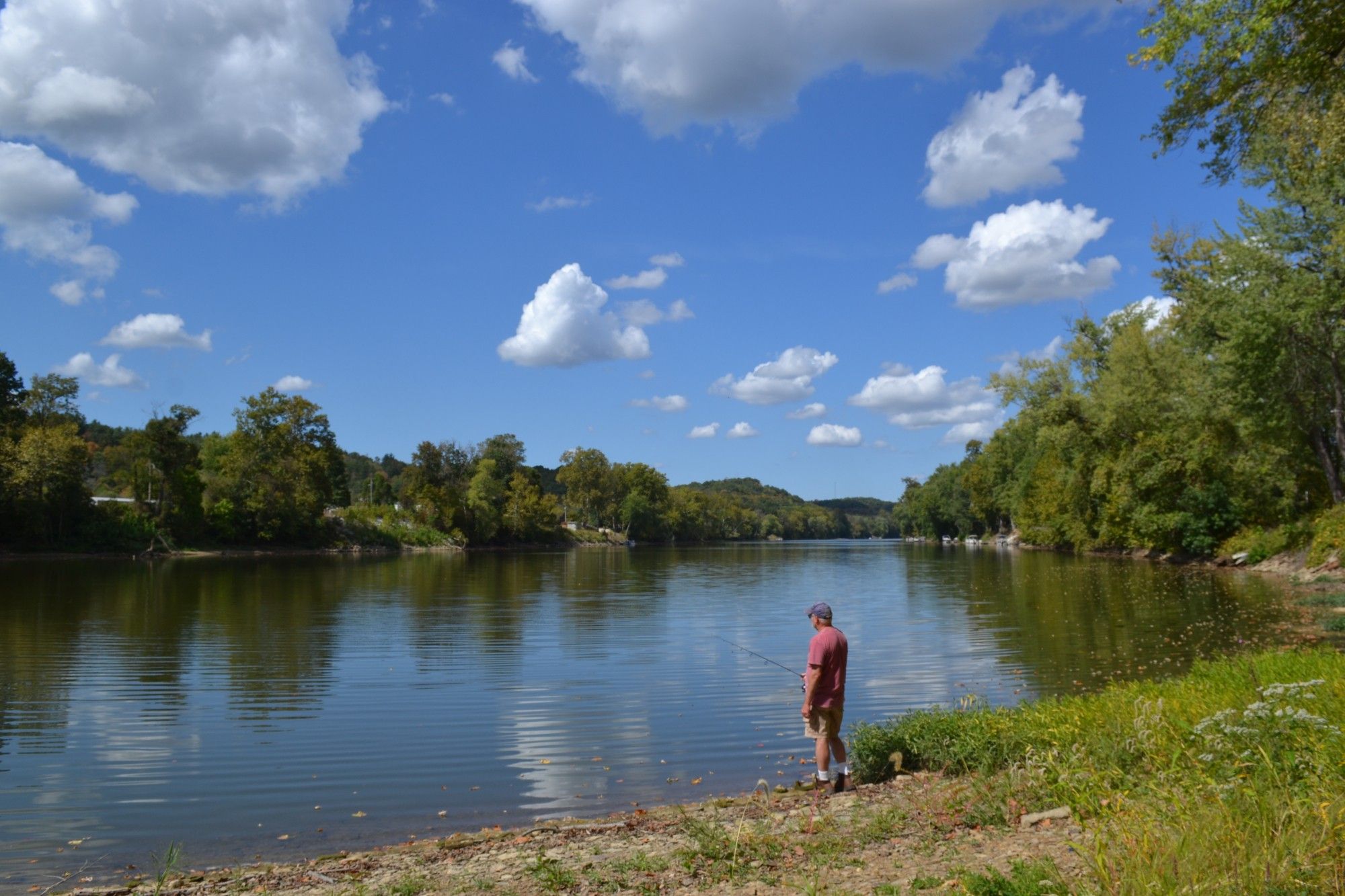 Hubby Fishing