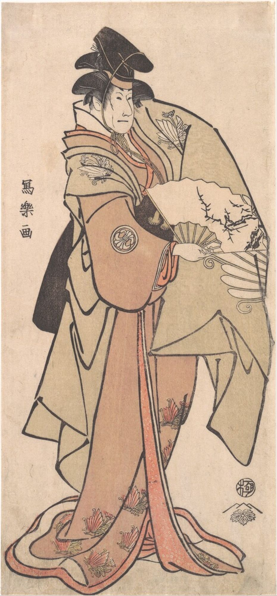 Kabuki Actor Segawa Kikunojō III as the Shirabyōshi Hisakata Disguised as Yamato Manzai