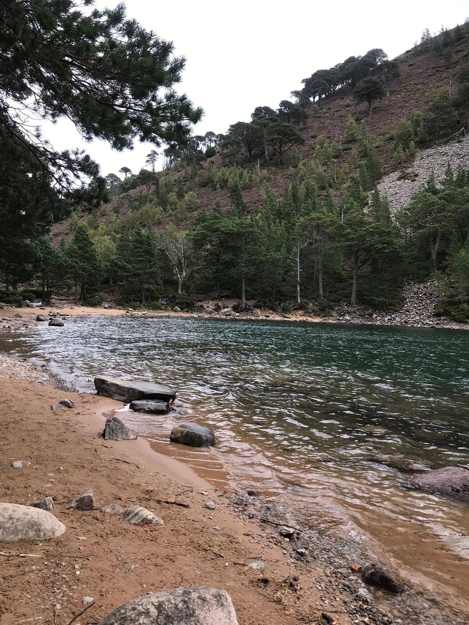 An image of Loch An Uaine (the green Loch) in the highlands