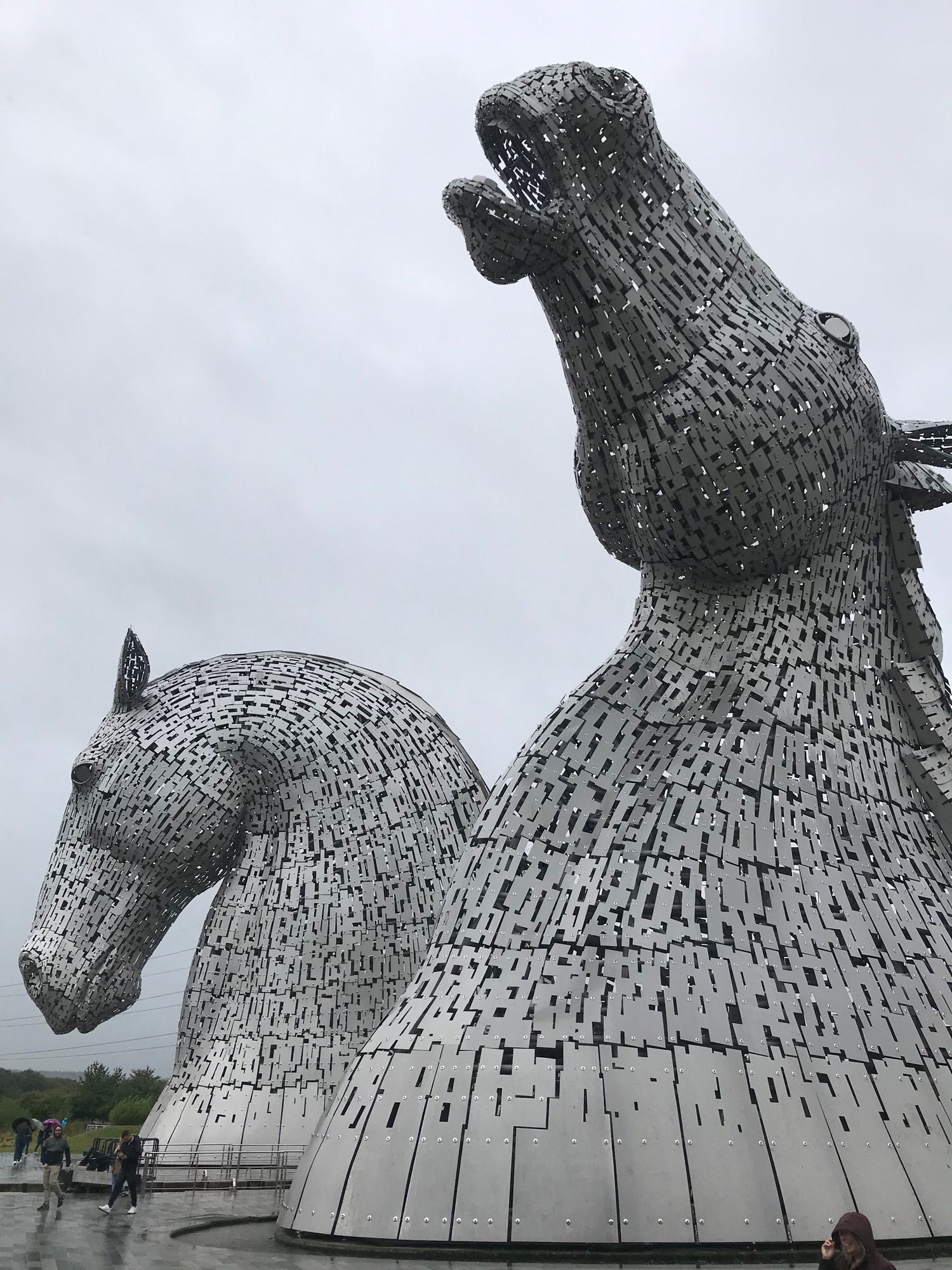 The Kelpies in Falkirk, Scotland