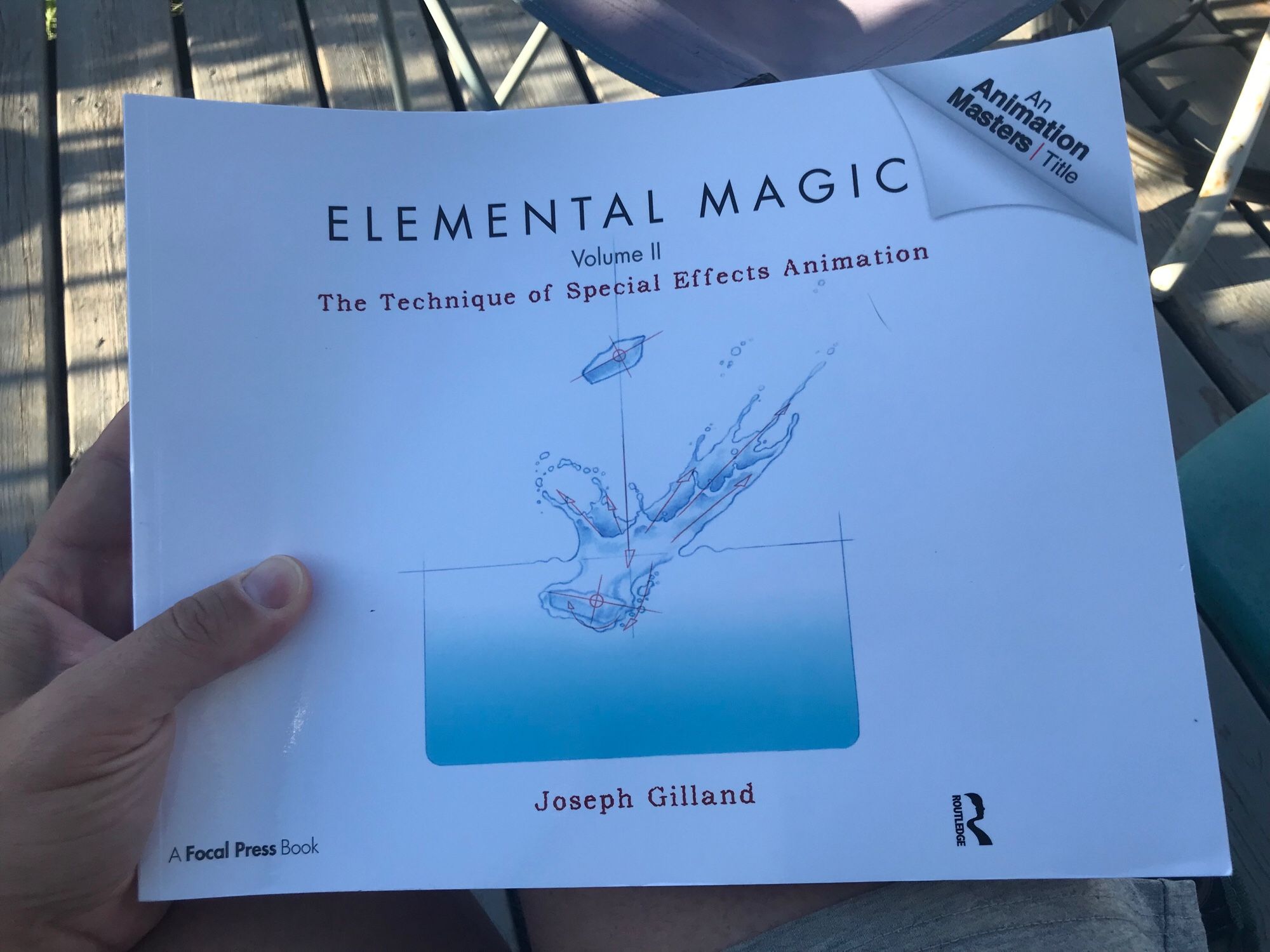 Cover of Elemental Magic Volume II: the technique of special effects animation by Joseph Gilland