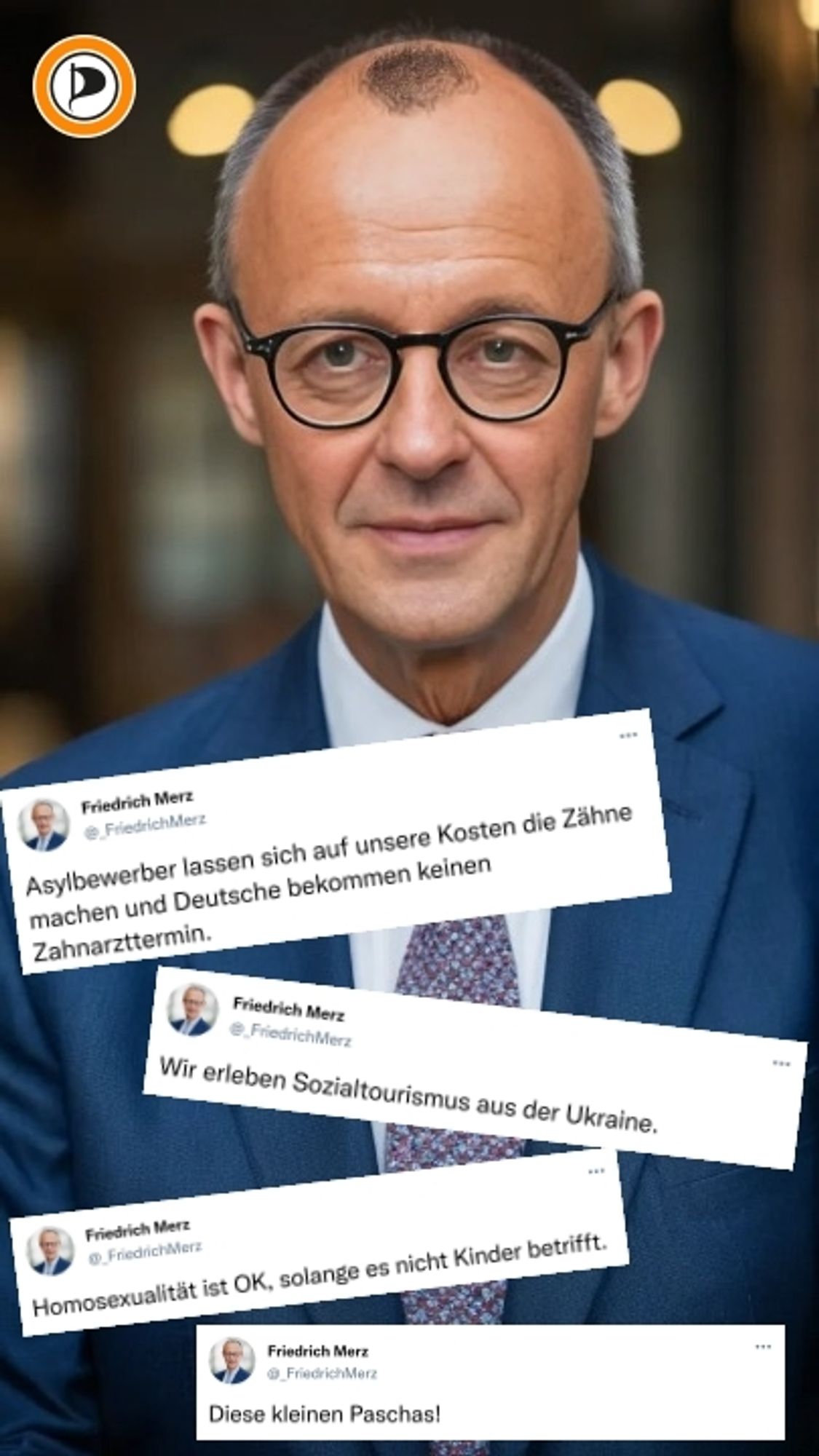 !B Merz und seine widerlichen Aussagen