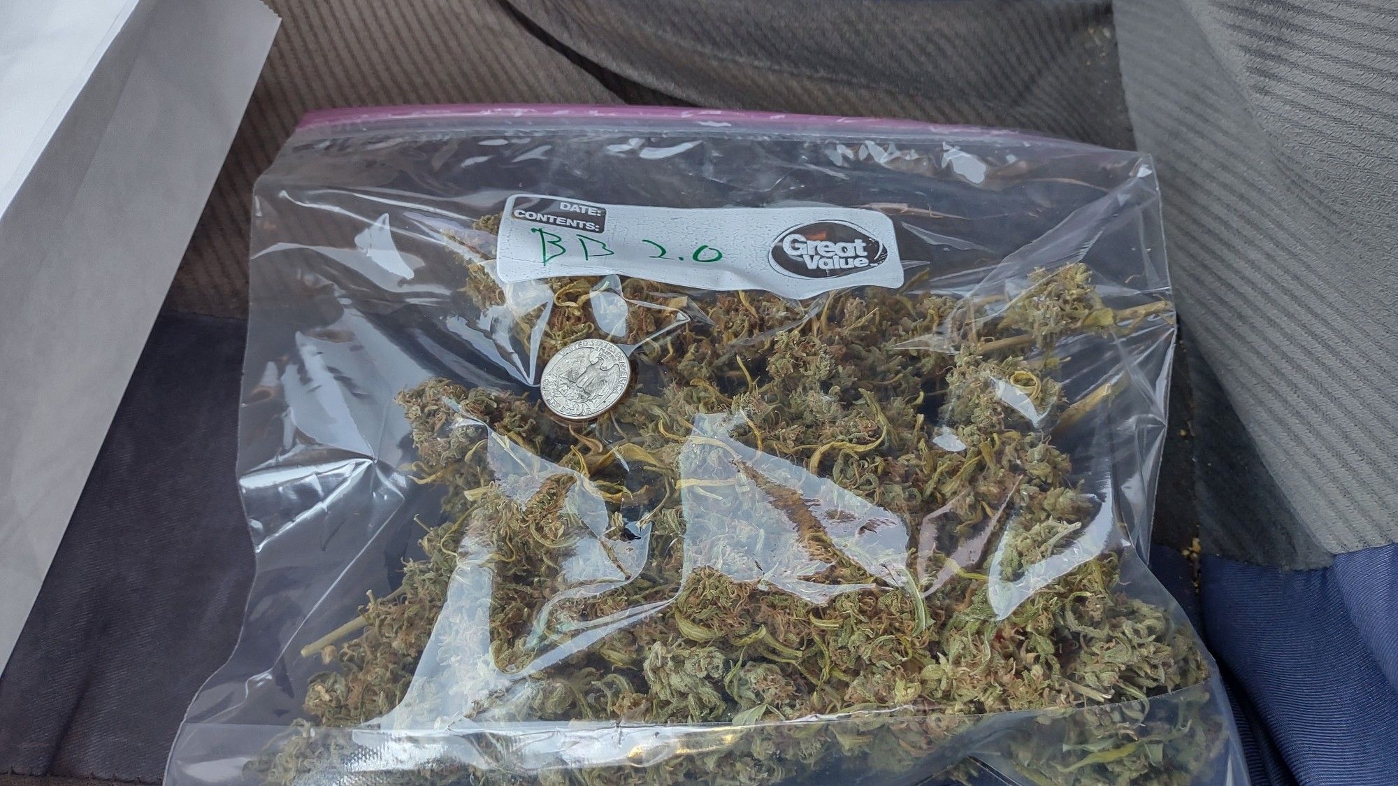 Big bag of cannabis