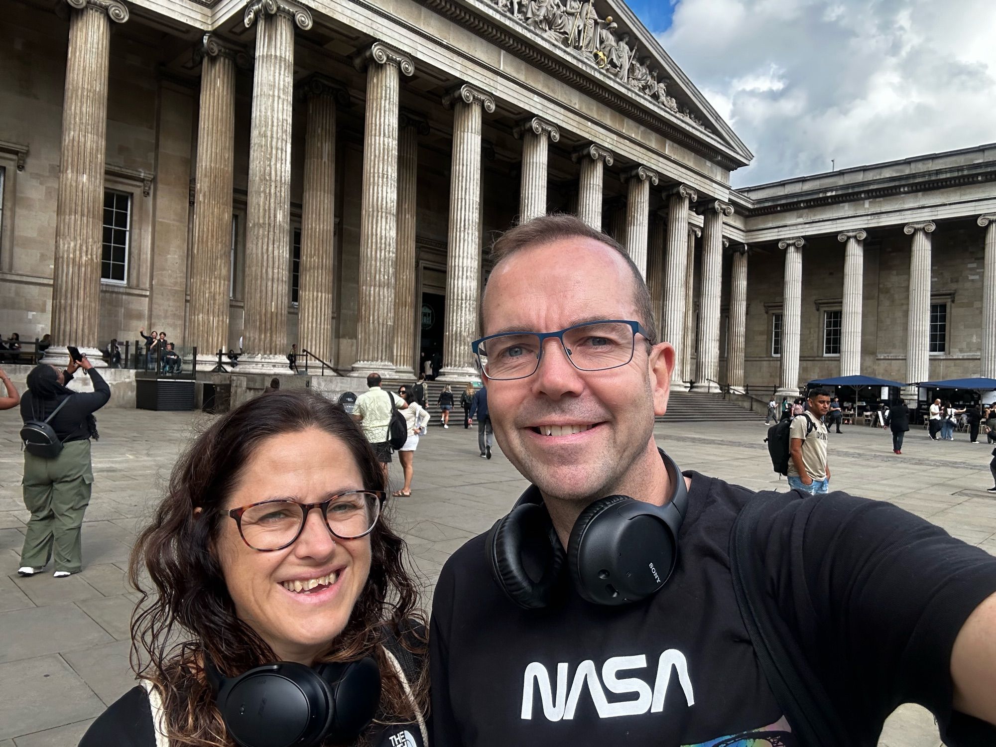 Outside British museum