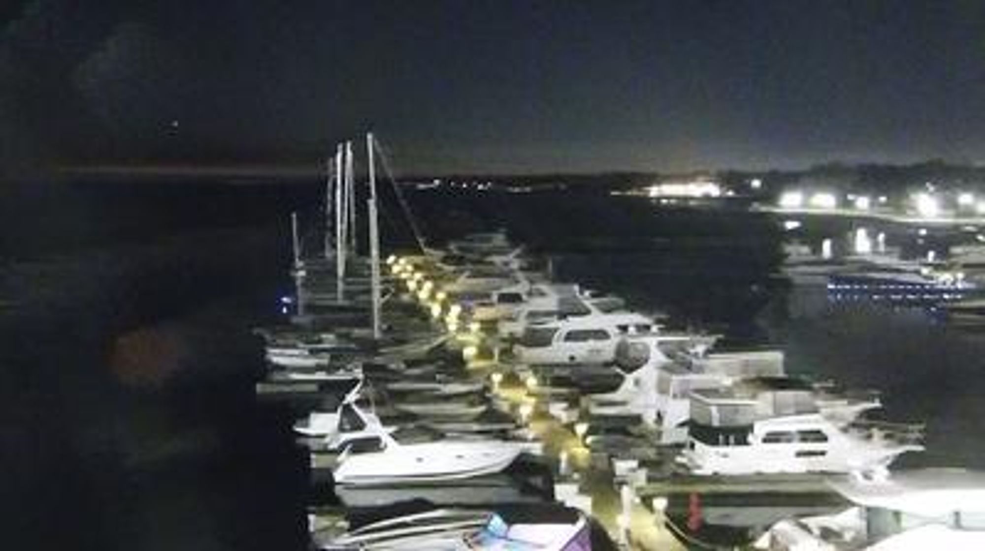 Rotating view of Southport Marina in Kenosha, with Lake Michigan in the background. // Image captured at: 2024-10-01 02:50:16 UTC (about 13 min. prior to this post) // Current Temp in Kenosha: 65.33 F | 18.52 C // Precip: mist // Wind: S at 3.444 mph | 5.54 kph // Humidity: 88%