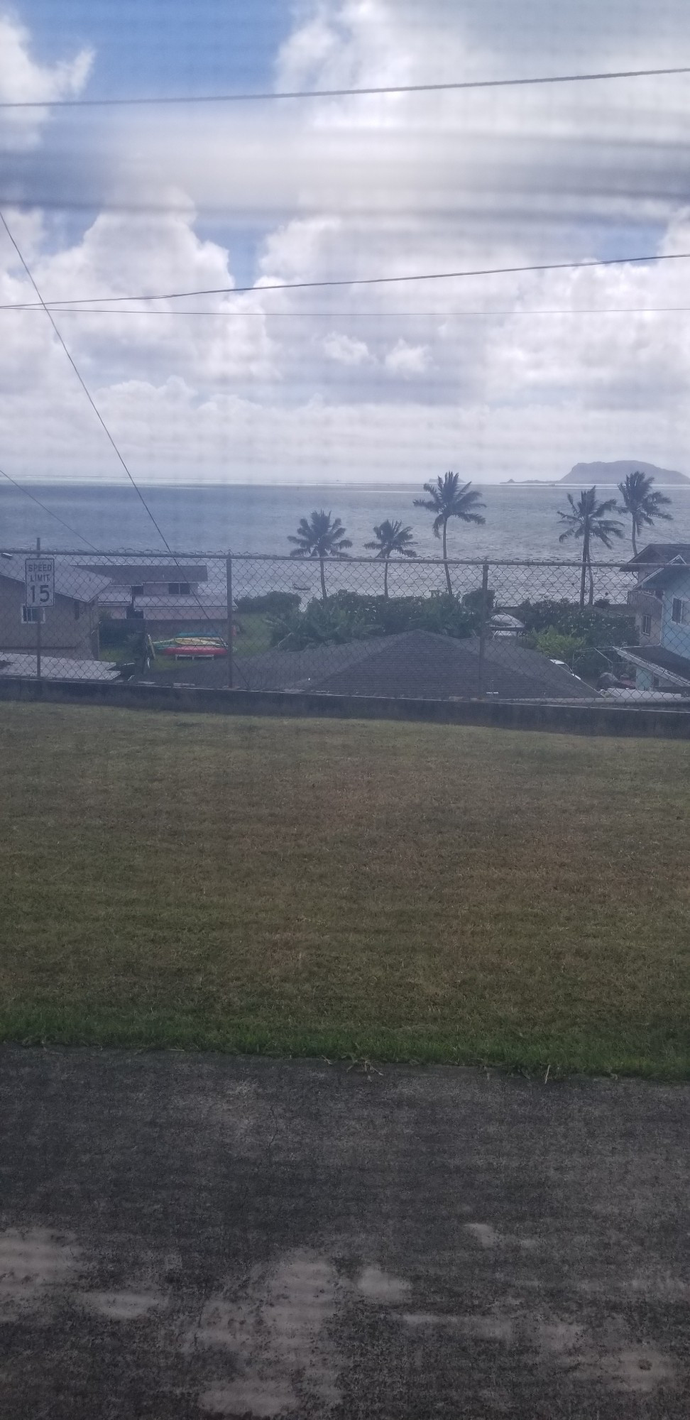 View of Kaneohe Bay from St.-John's-By-The-Sea church on the island of Oahu.