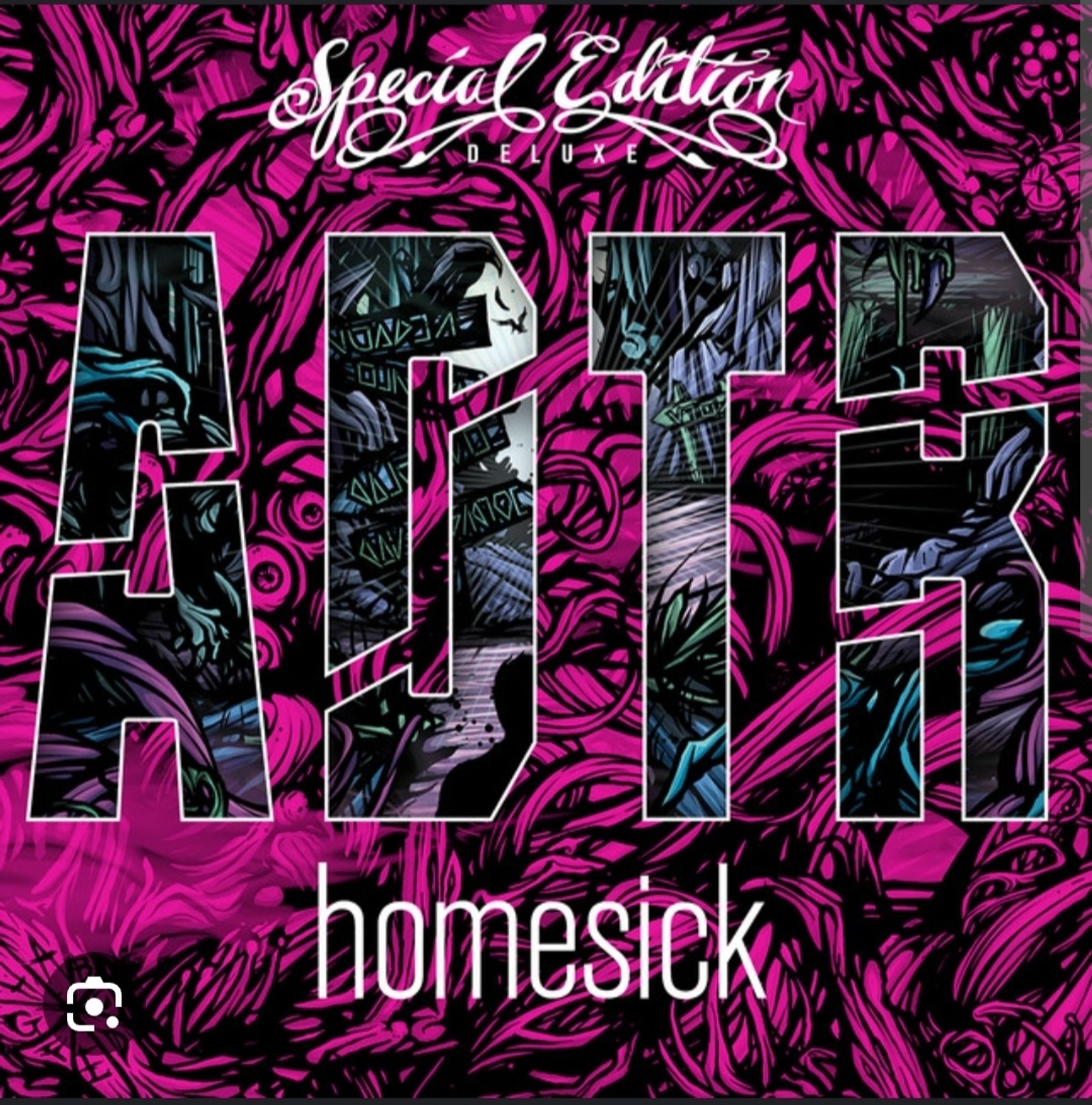 Das Cover des Album Homesick von a day to remember