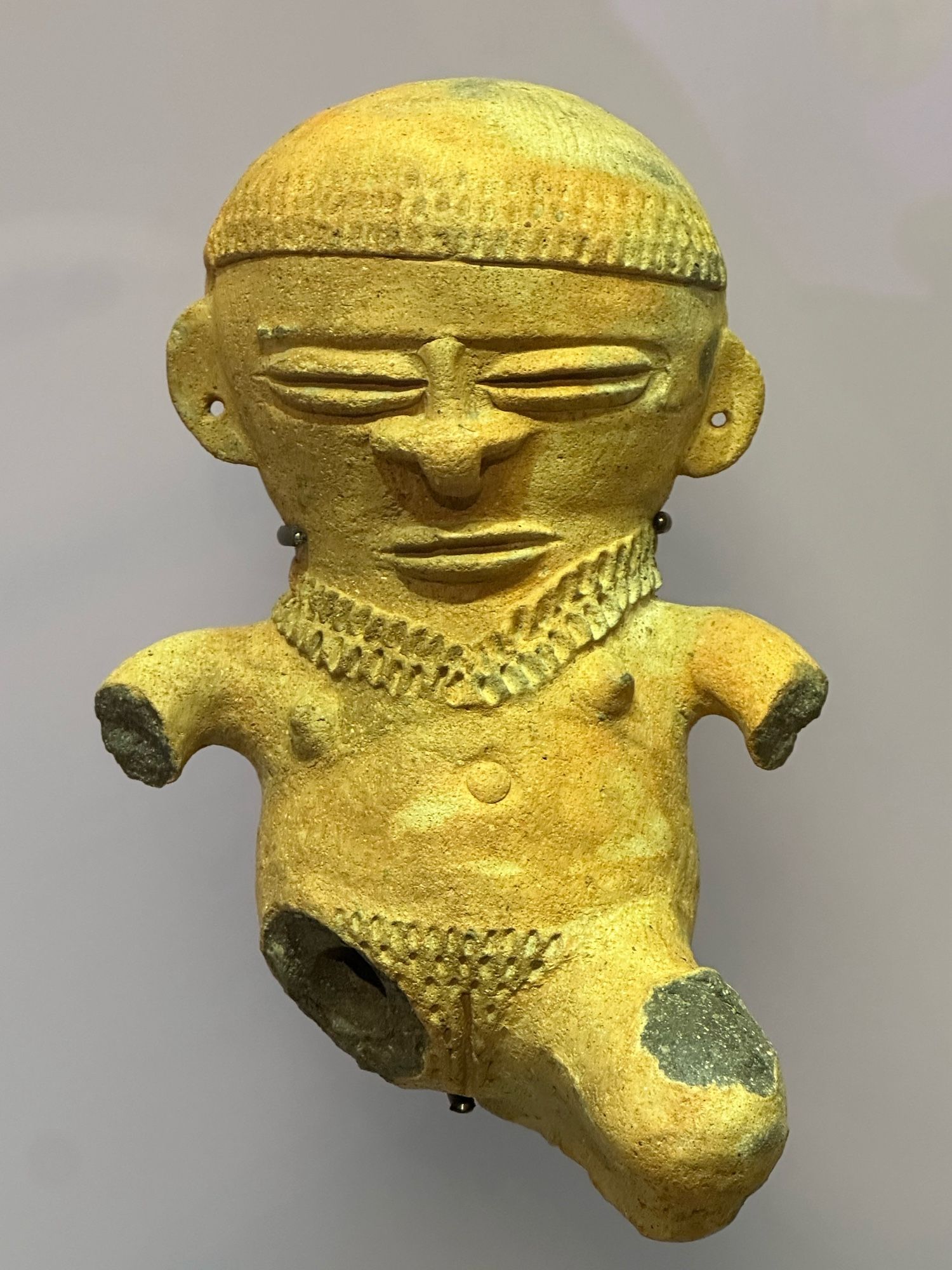 Close-up of a figure with a funny expression