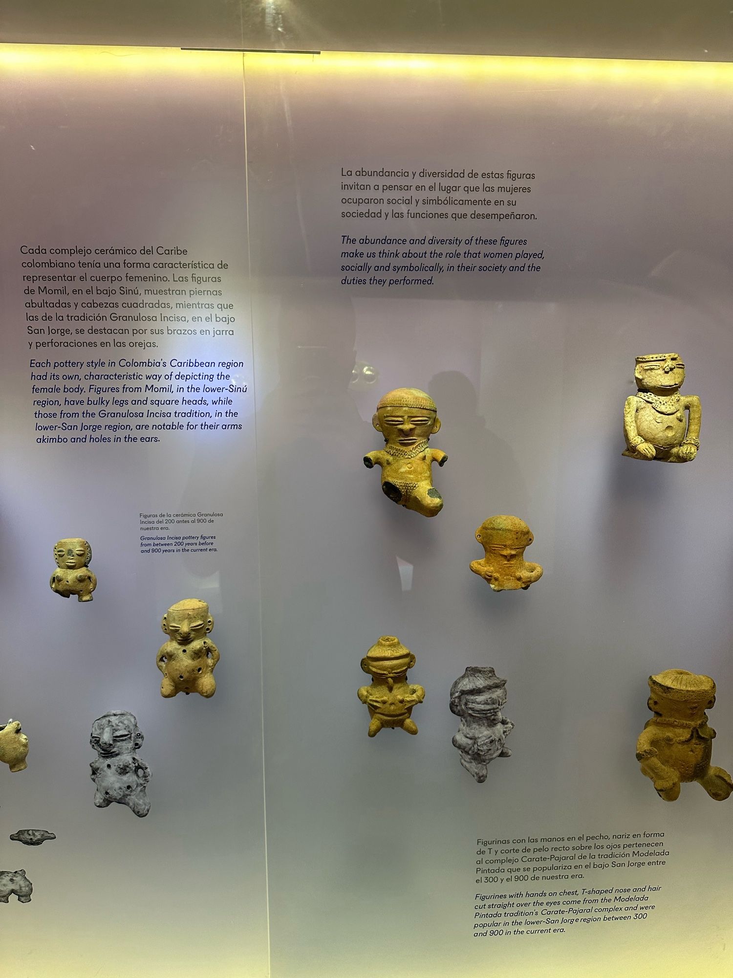 Indigenous Pottery Figures at the Cartagena Museo del Oro