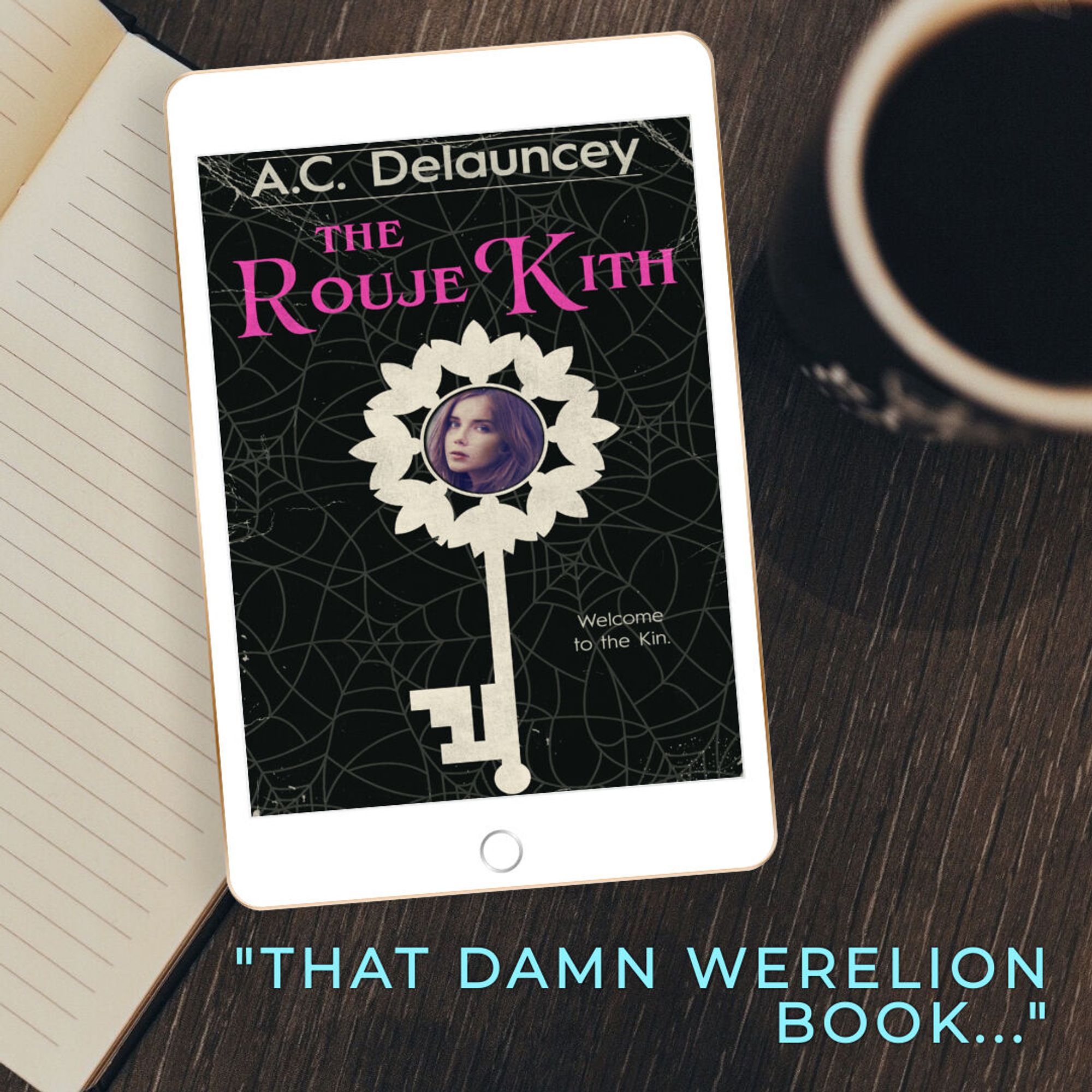 The cover of THE ROUJE KITH, otherwise known as "that damn werelion book".