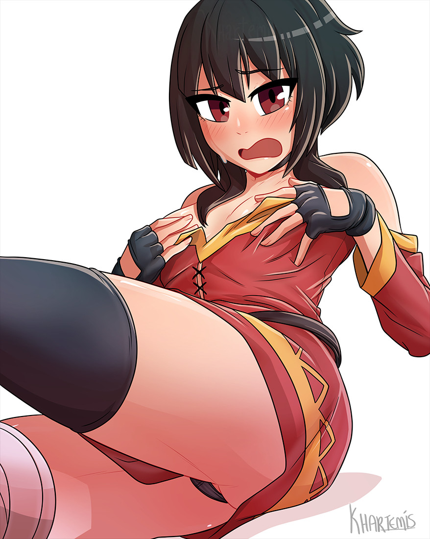 And finally, Megumin! Yes, it's small and always falling, so, hold tightly and cover yourself properly 🫵