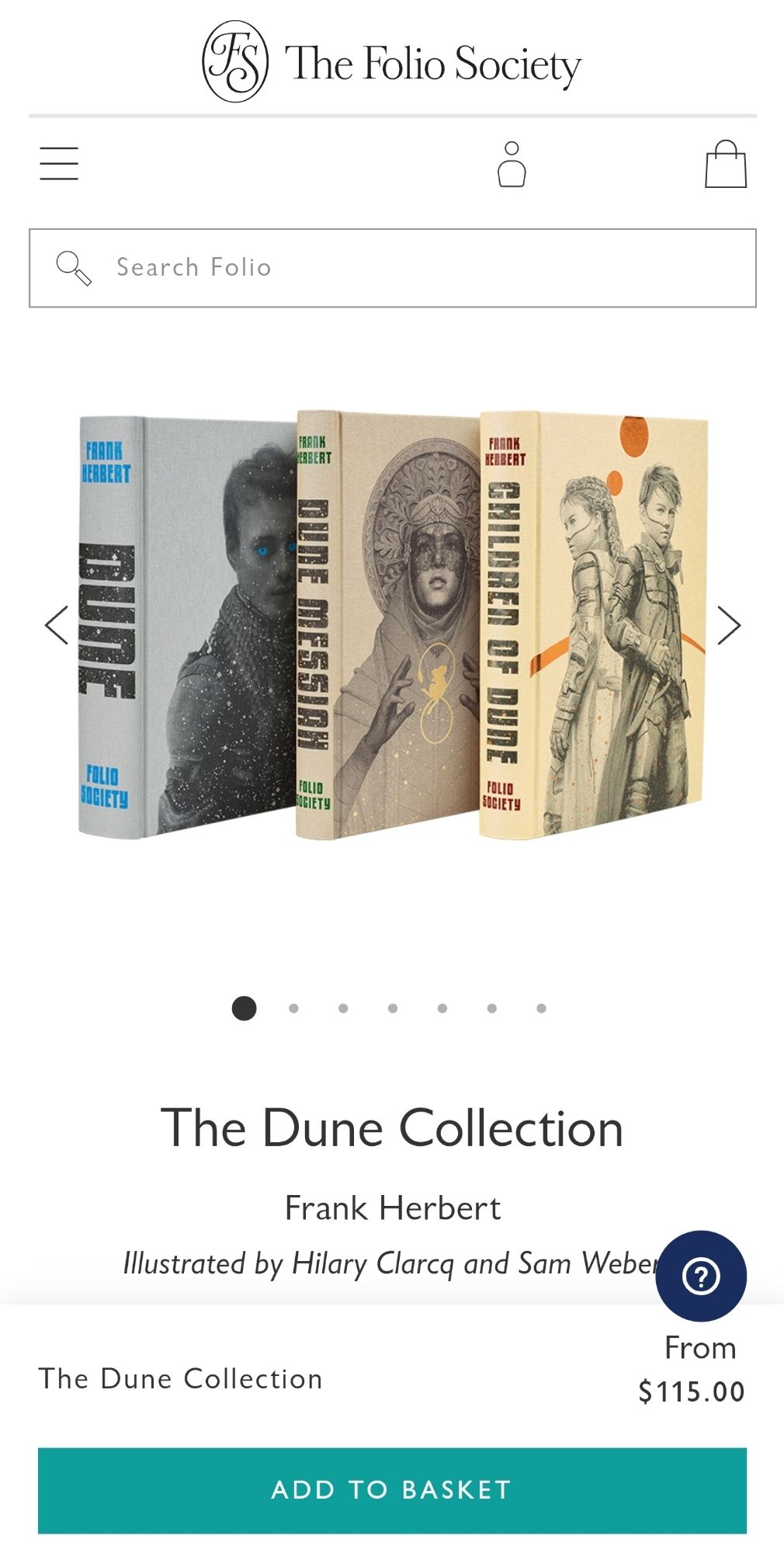 The Dune Collection from the Folio Society