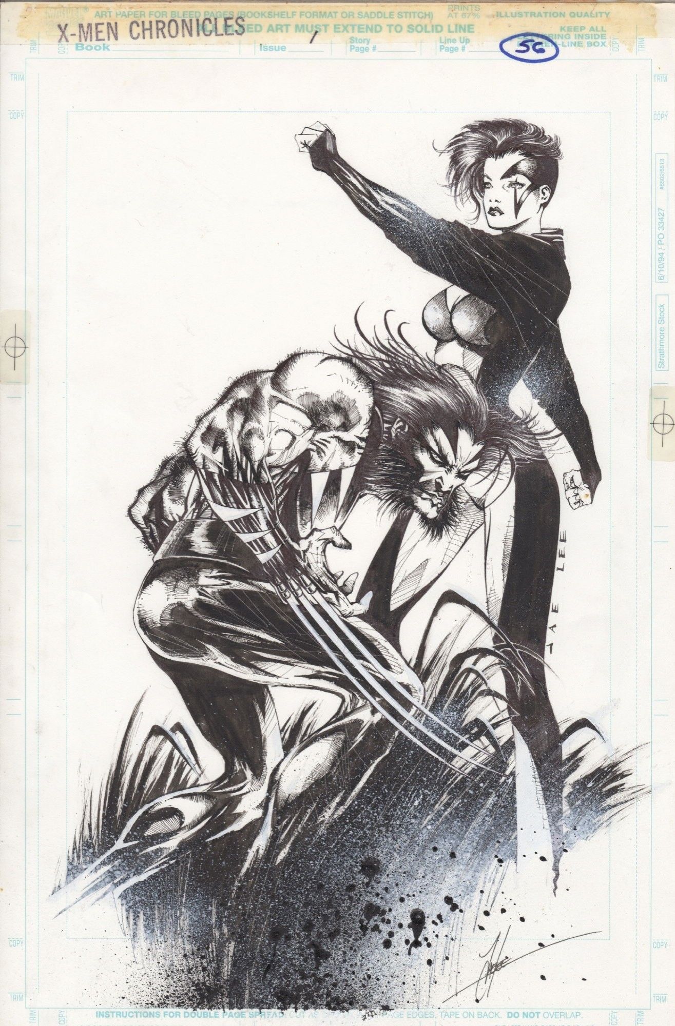 Age of Apocalypse Wolverine and Jean Grey by Jae Lee