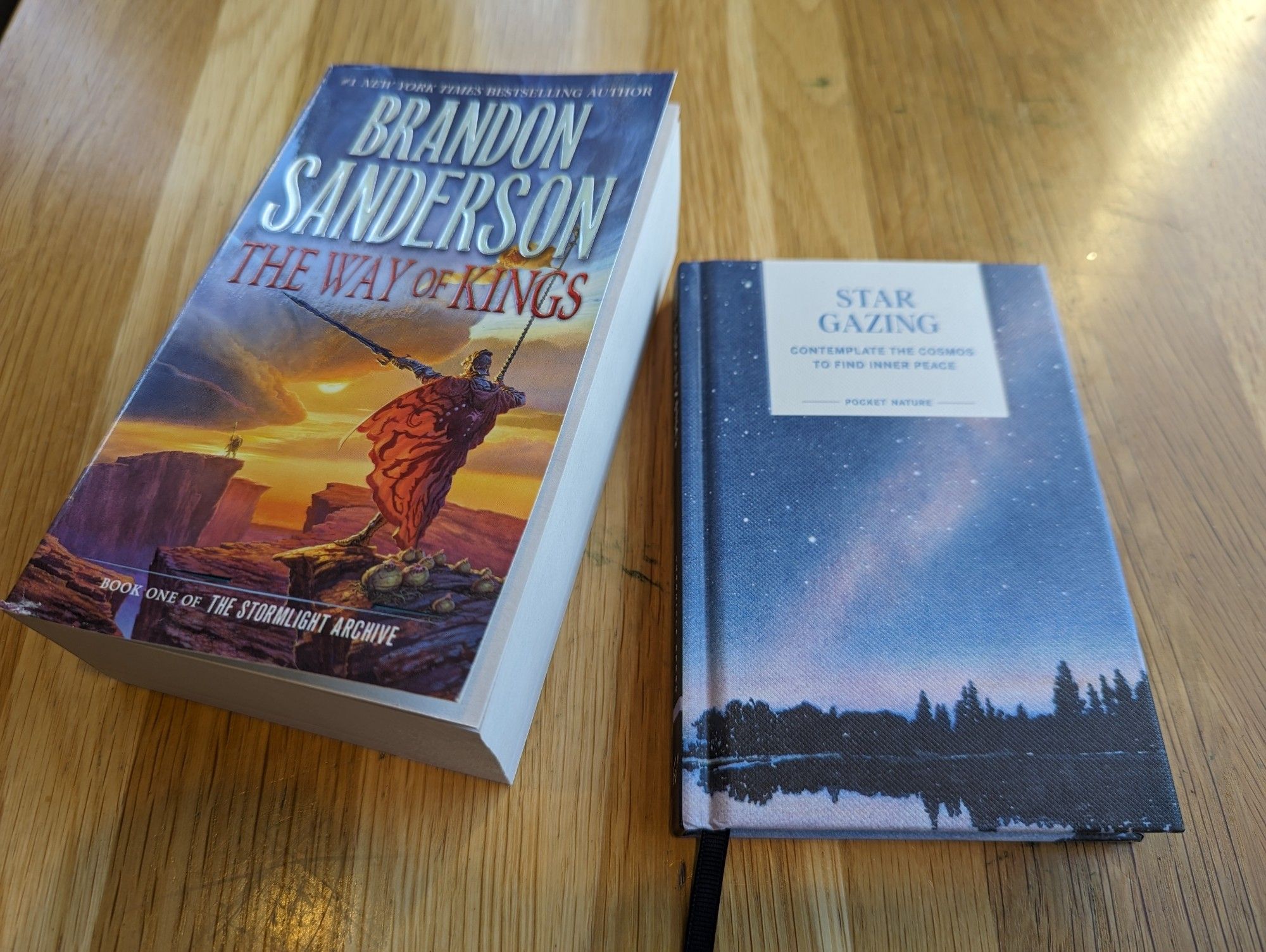 Book: Star Gazing by Swapna Krishna and The Way of Kings by Brandon Sanderson 