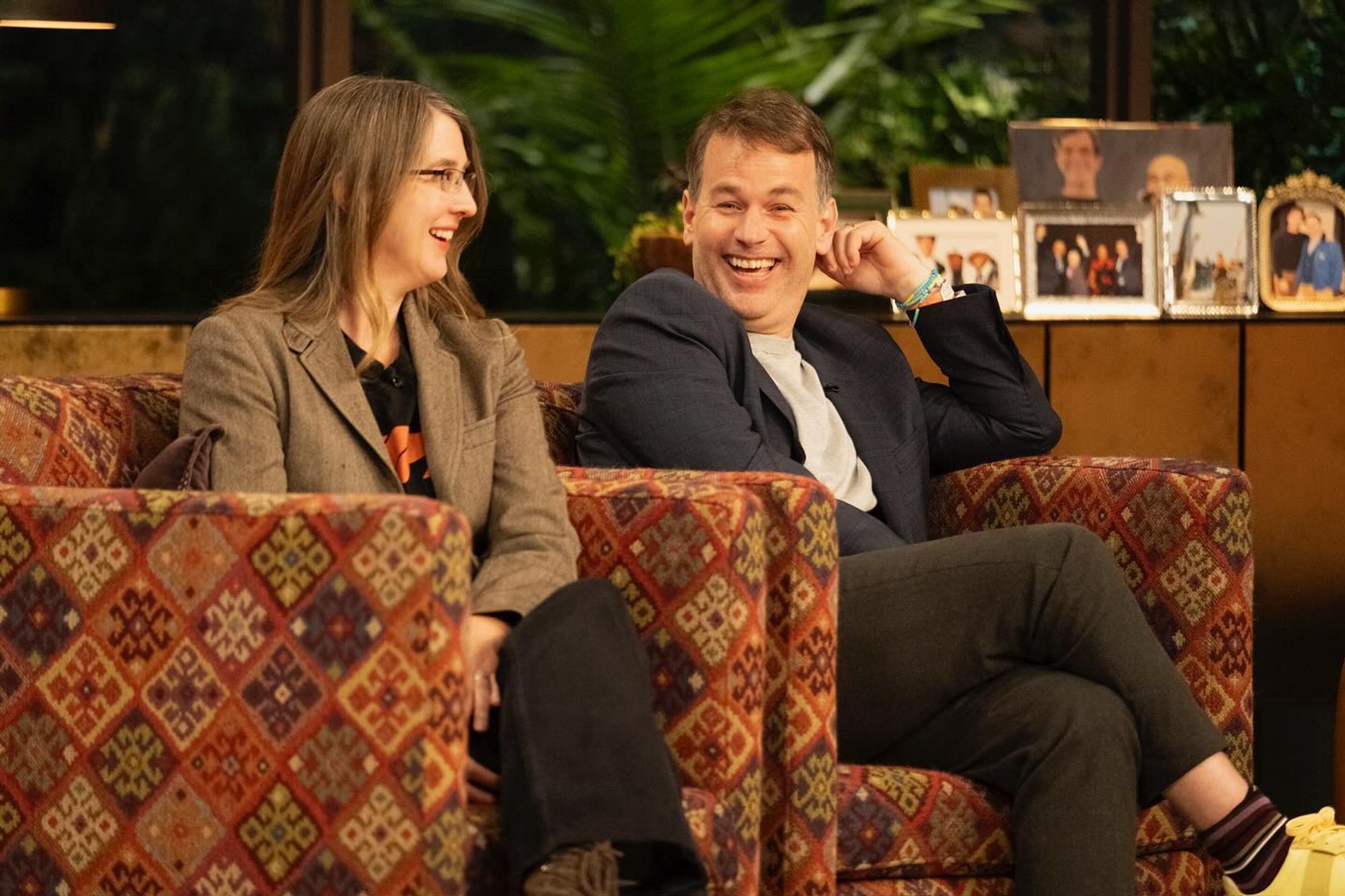 Dr. Emily Lindsey and Mike Birbiglia. Photo courtesy of Netflix.