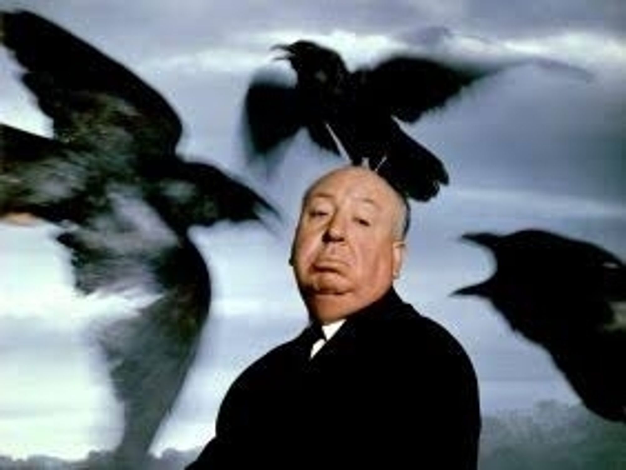 Hitchcock with birds