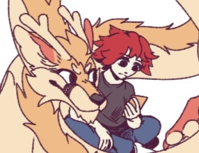 This is a cropped frame of the upcoming animation I'm working on. There you can see the eastern dragon giving a funny look at it's owner while being unnoticed because of the phone.