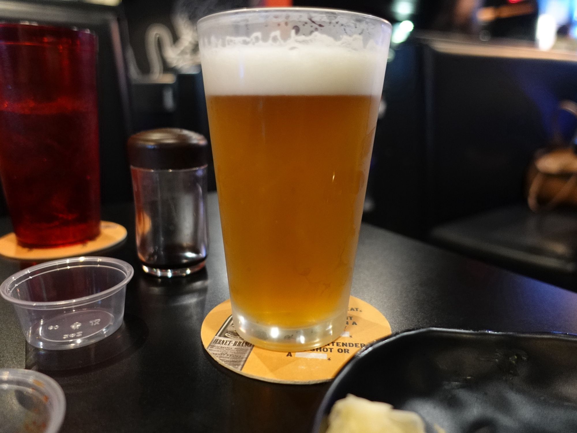 Glass of Kona Lager beer