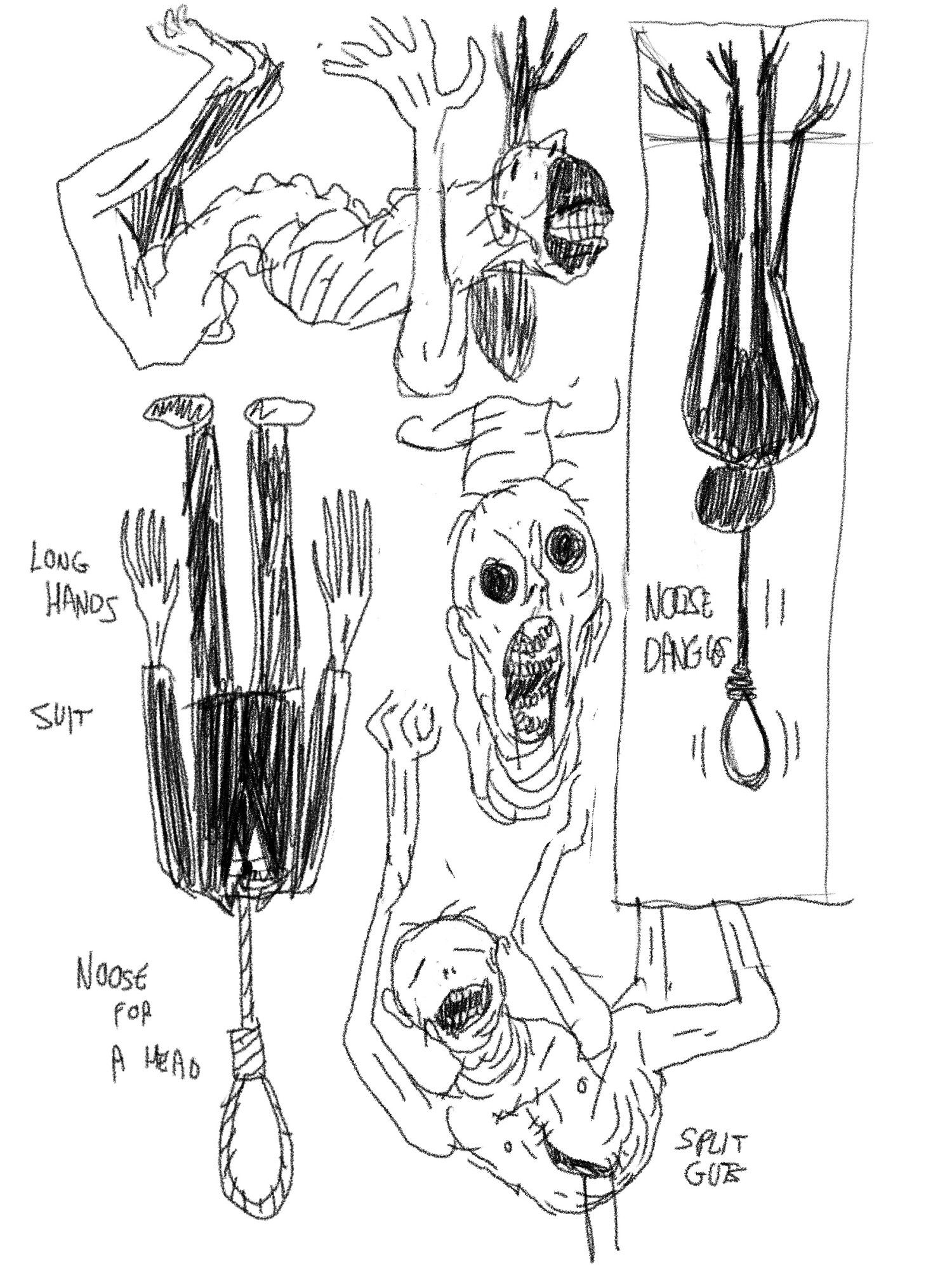 more sketches of monsters