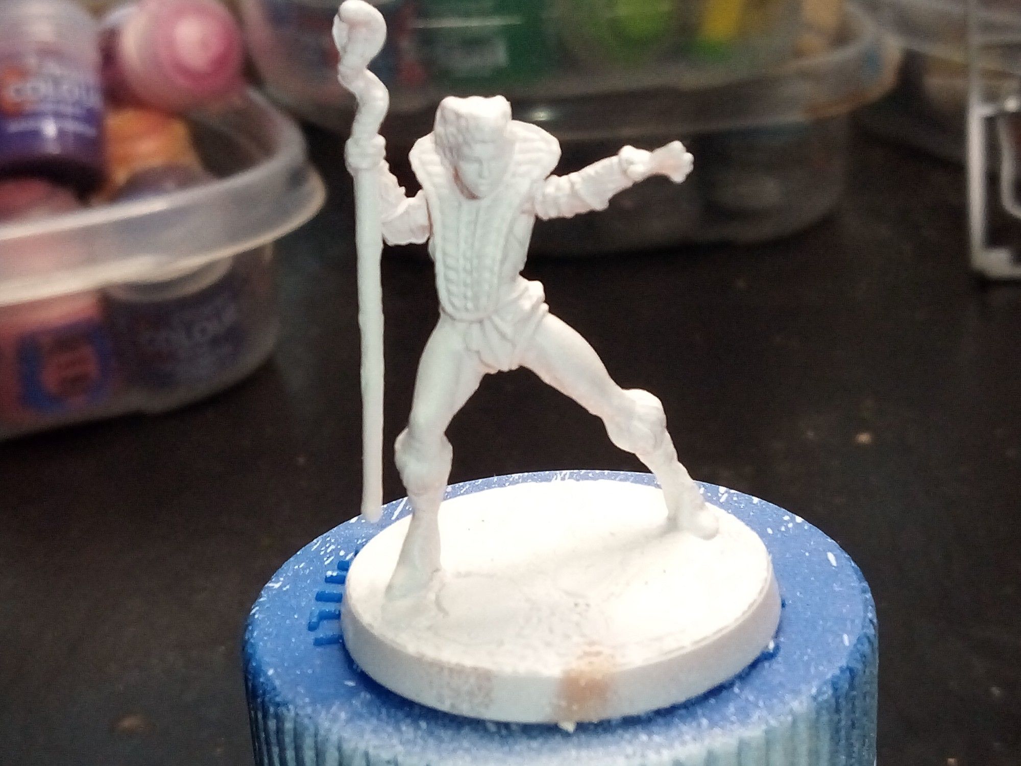 Goddess Teela. 28 mm. CMON Games Clash for Eternia. Primed white.