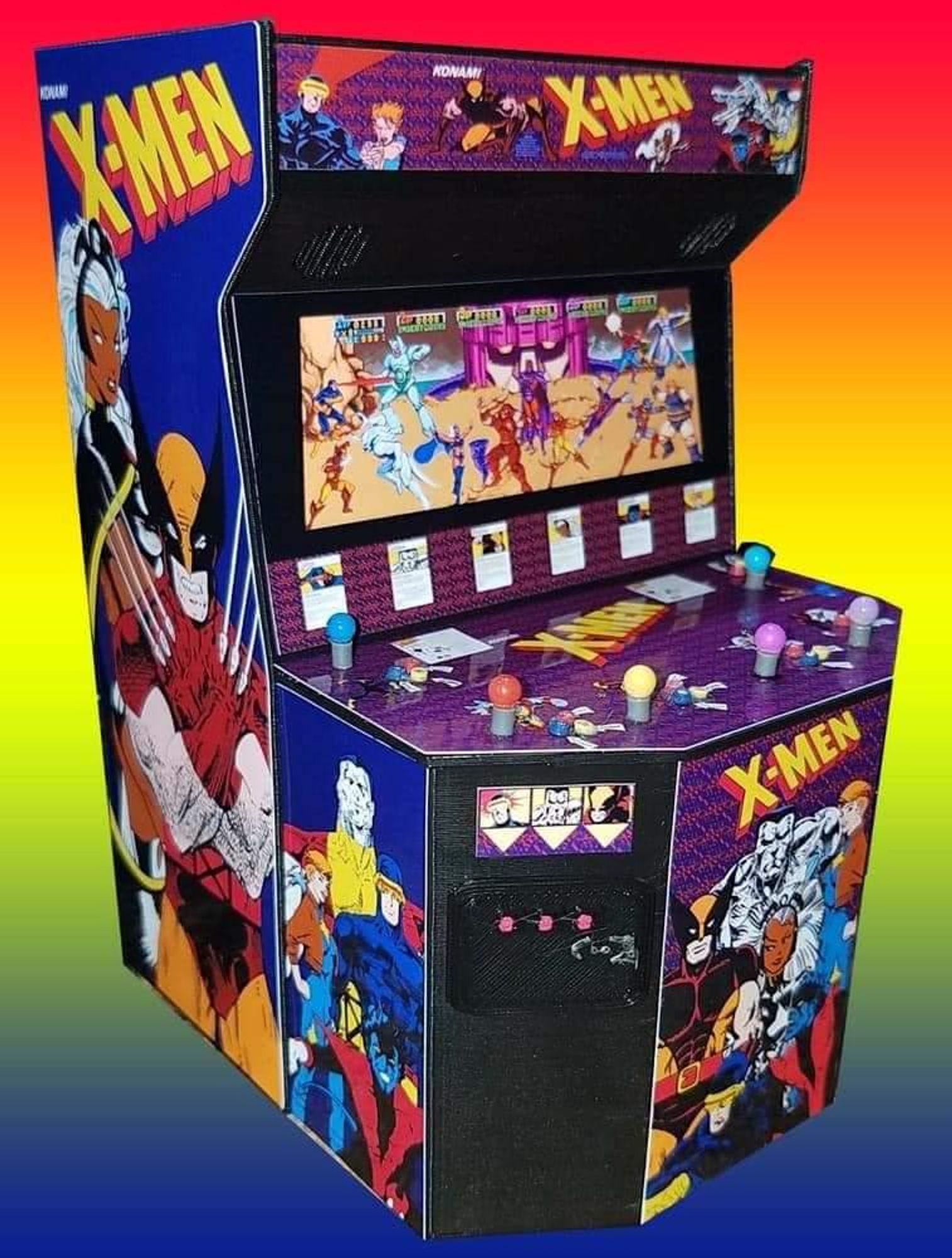 6 player X-Men arcade cabinet