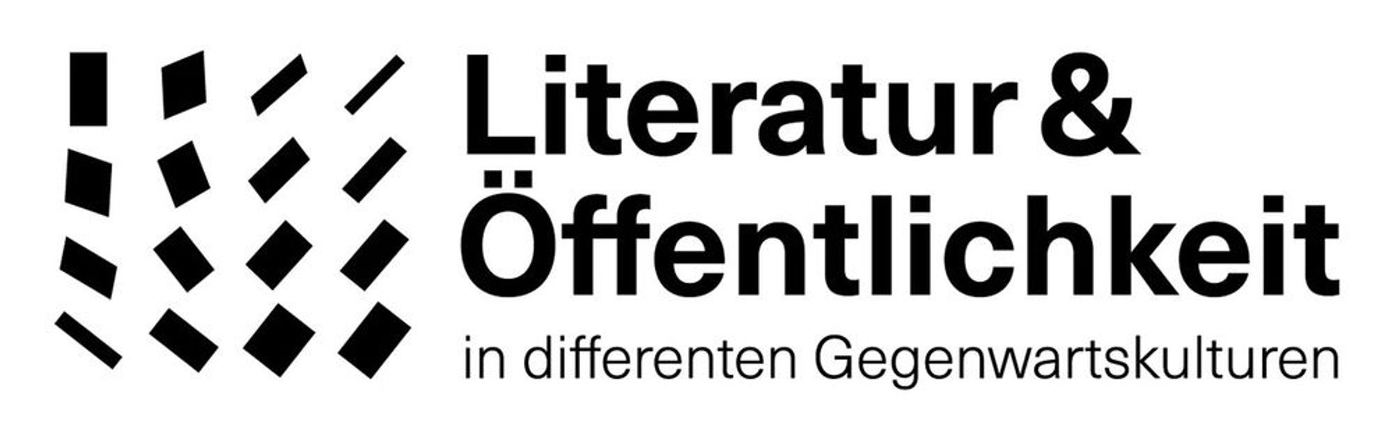 Schriftzug des Graduiertekollegs "Literatur & Öffentlichkeit in differenten Gegenwartskulturen"