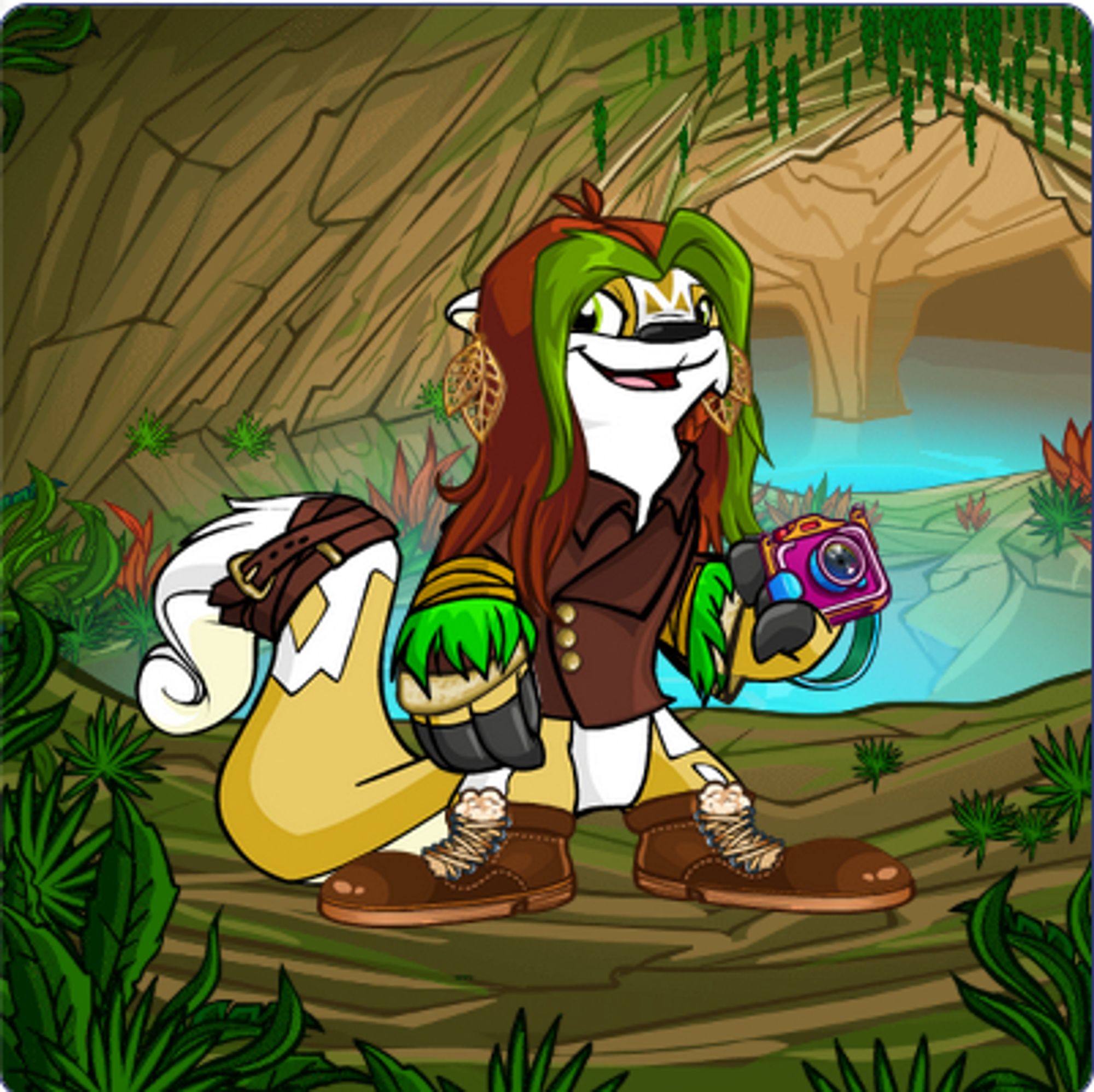 An Island Lutari from Neopets with customization