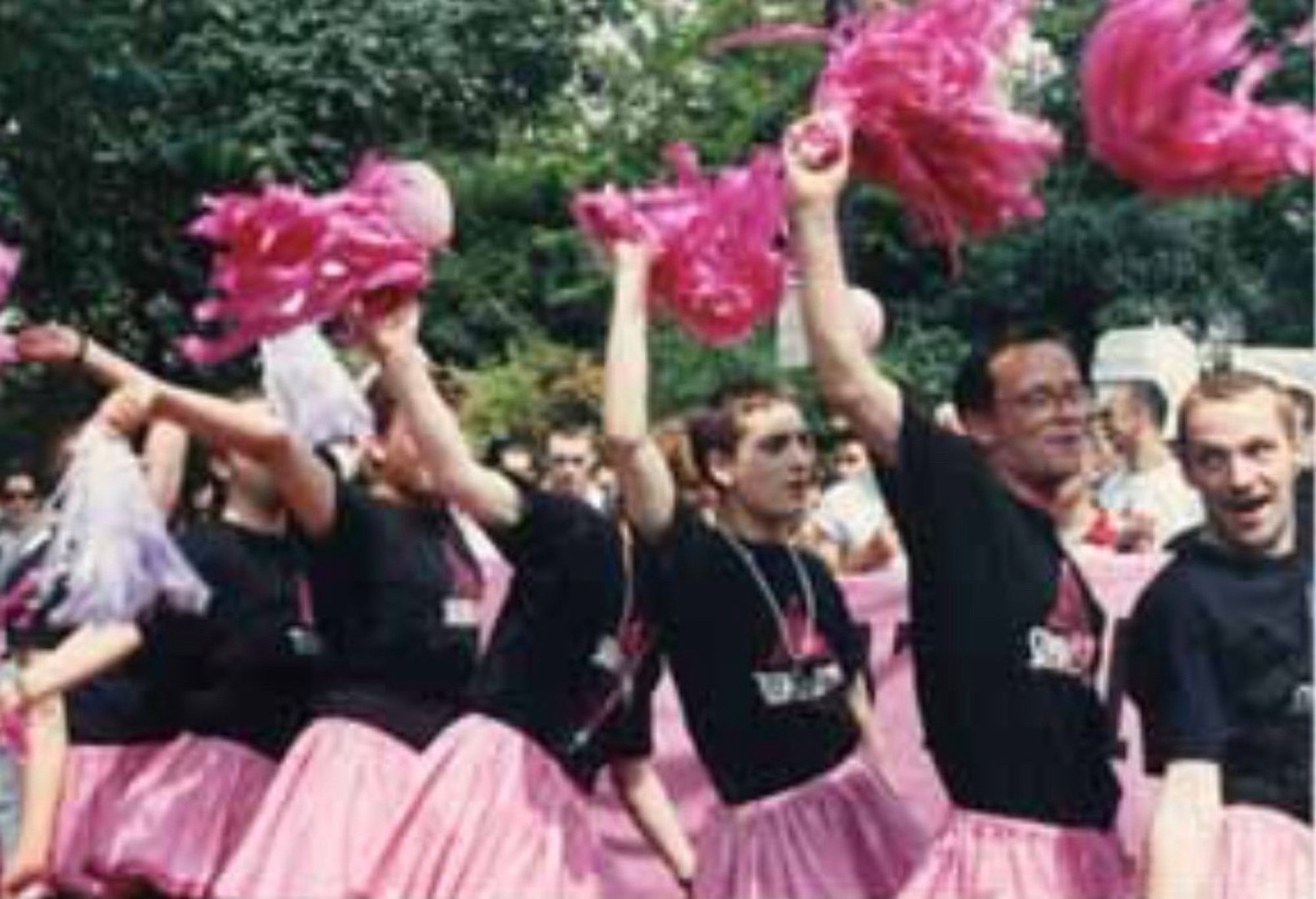 Défilé de pompom girls 20 juin 1992 à Paris