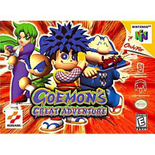 art from goemon's great adventure featuring goemon himself. also his friends but they probably aren't that important. or are they