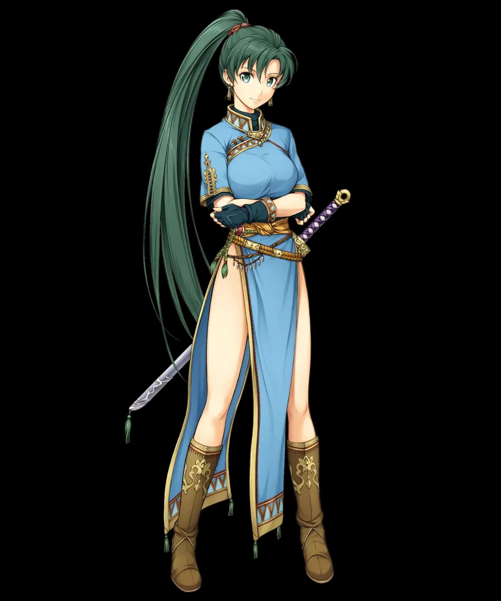 artwork of lyn from fire emblem heroes by kotaro yamada. it's pretty unimpressive