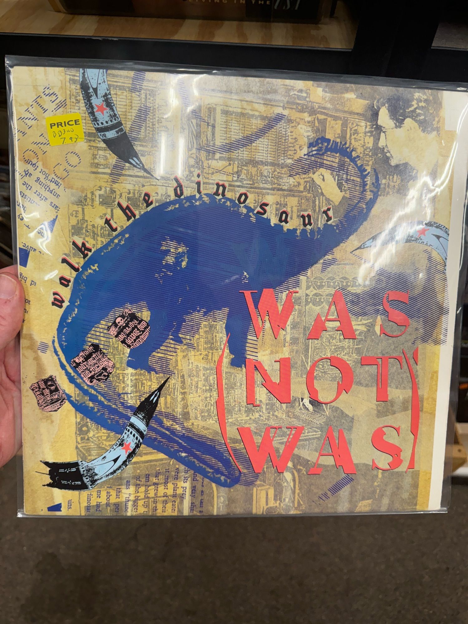 Was Not Was 12” single of Walk the Dinosaur 

$7.90