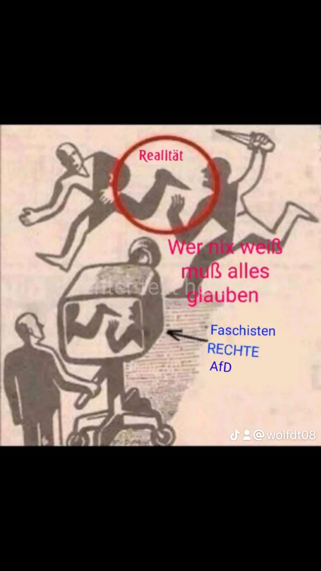 Bild Manipulationen der Rechten Faschisten und AfD👎