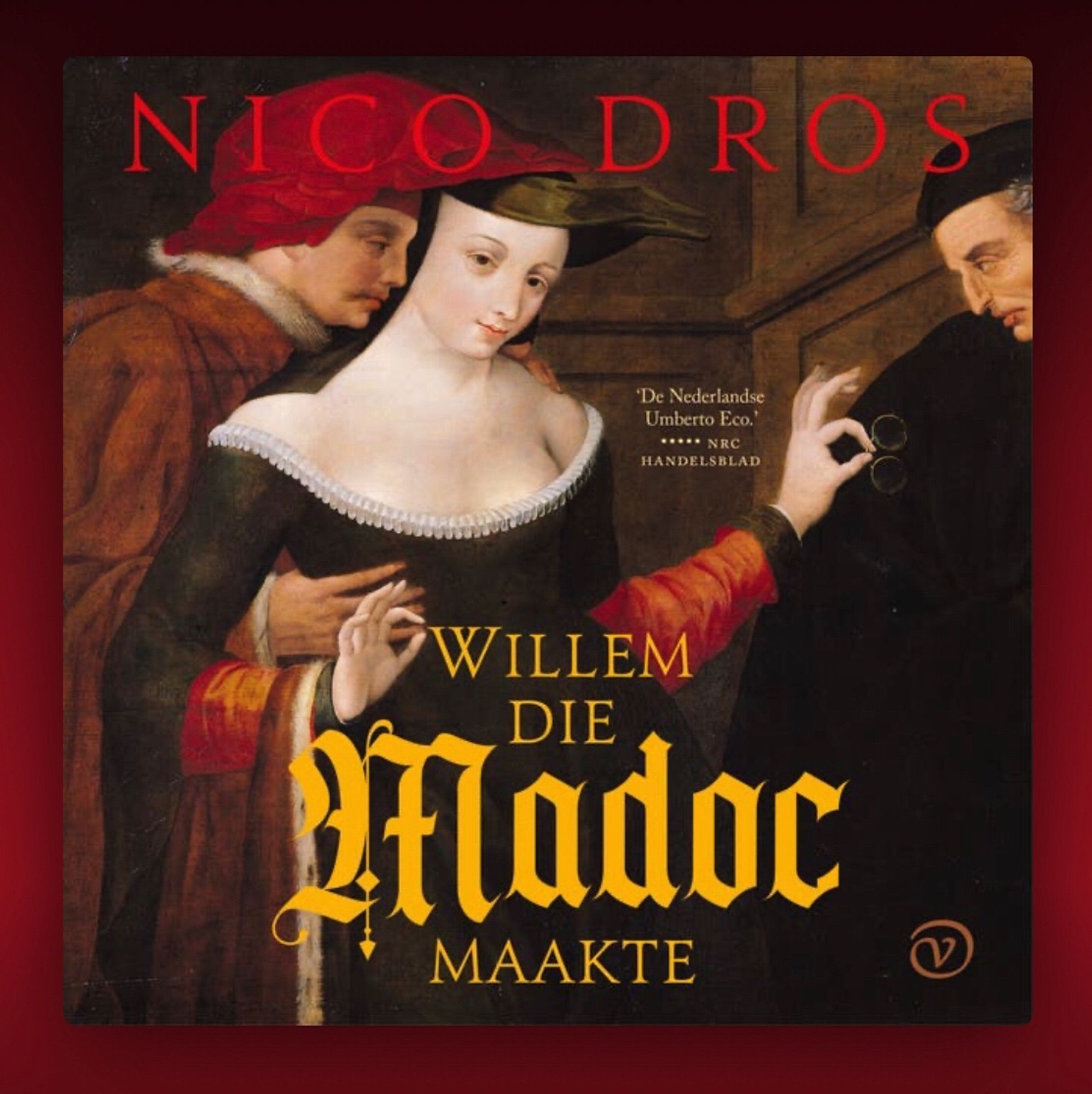 Book cover van ‘Willem die Madoc maakte’, geschreven door Nico Dros