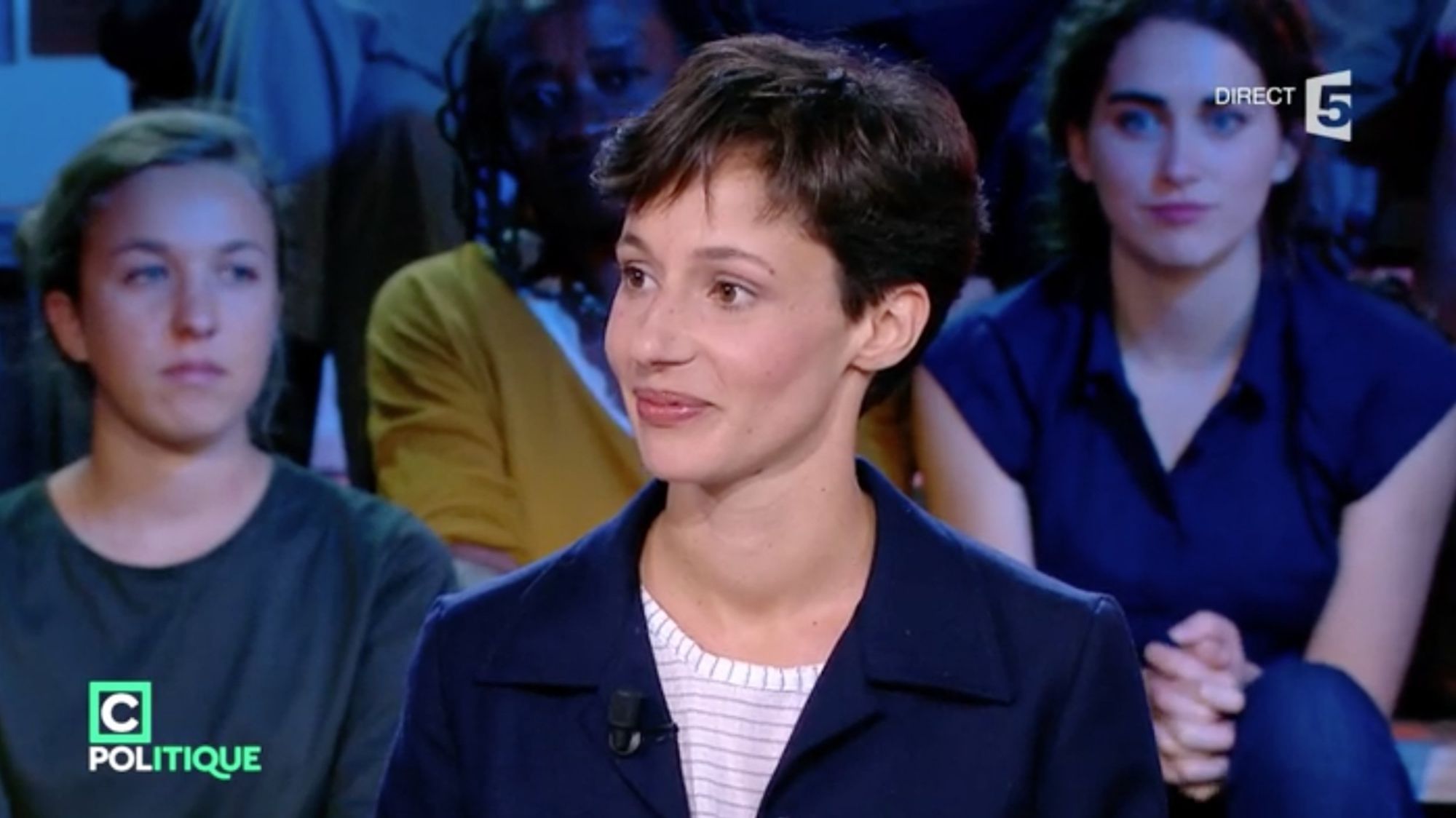 Moi, dans une émission télé, avec une coupe de cheveux pas nazie mais ce monde est fou.