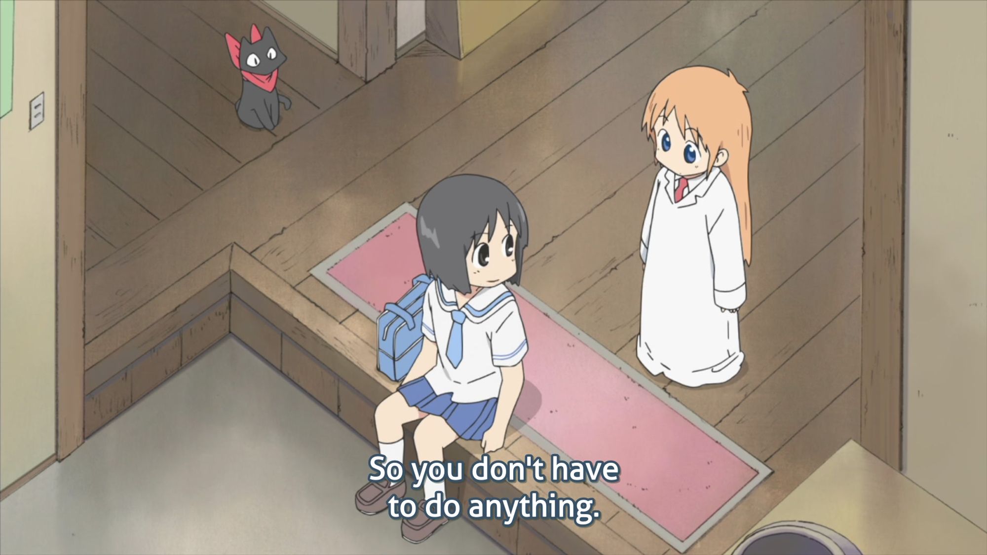 A random Nichijou frame from EP14.