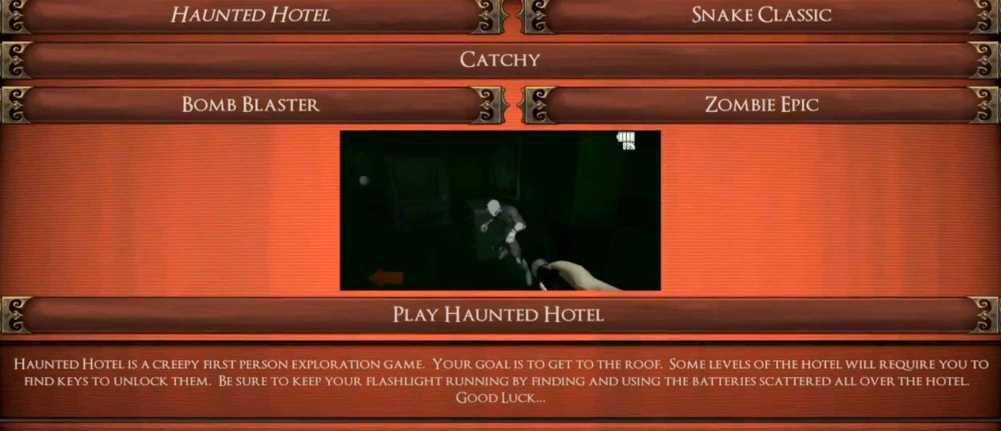 Screenshot of Haunted Hotel for WiiU