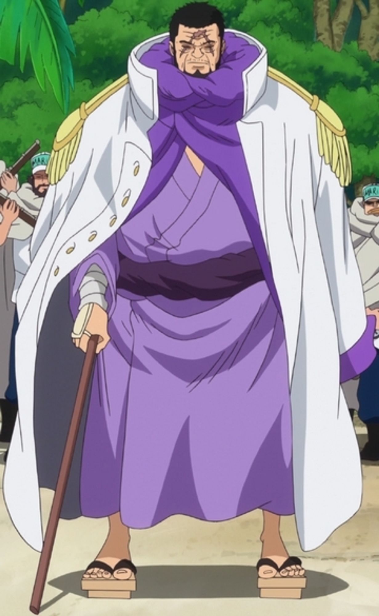 Fujitora, from One Piece. Loved because, yes, he is one of the highest ranked Marines and it's a rotten system, ACAB, but if there's anybody who is doing a great job dismantling and tearing apart the system from within, it's Fujitora.