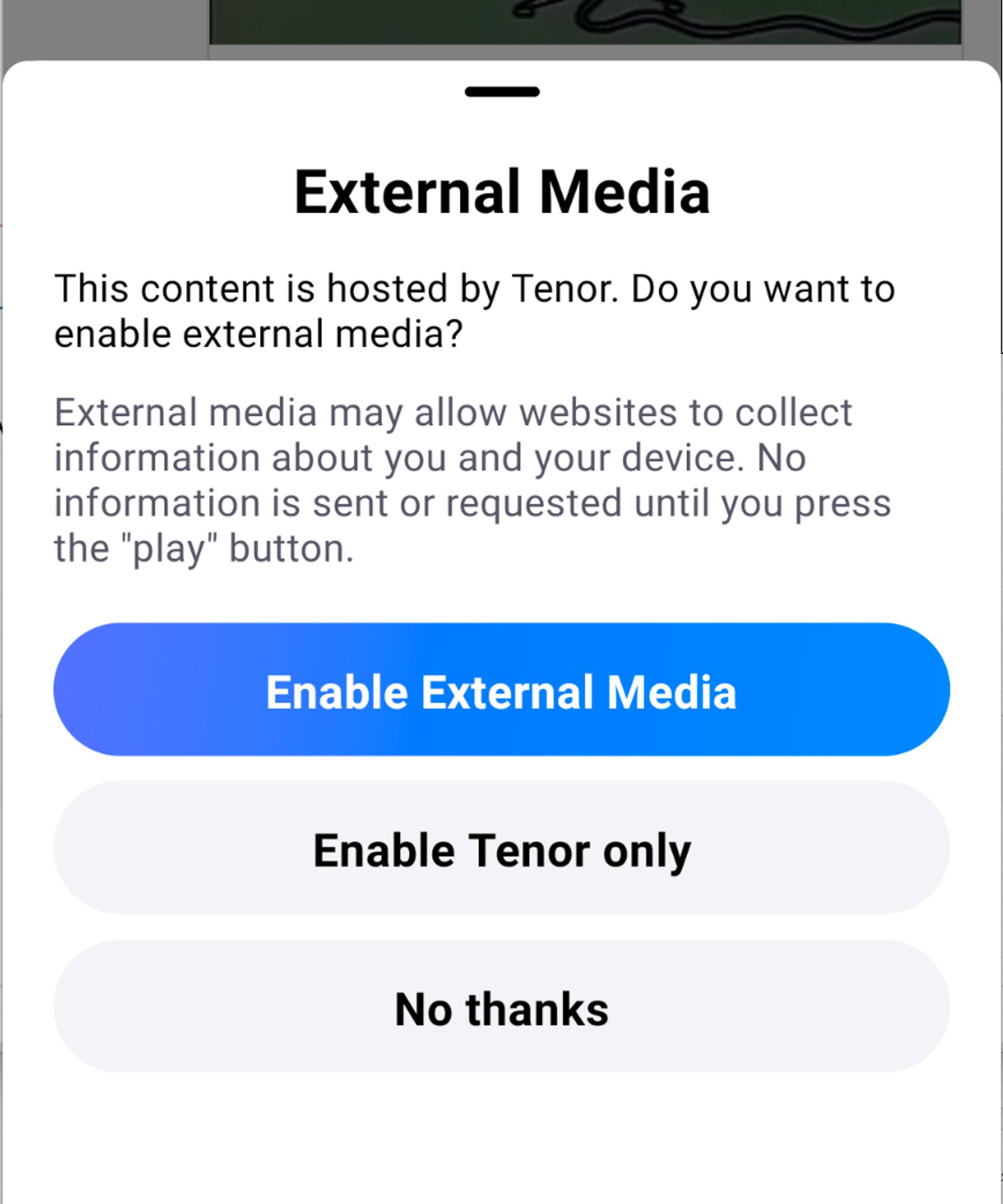 External Media

This content is hosted by Tenor. Do you want to enable external media?

External media may allow websites to collect information about you and your device. No information is sent or requested until you press the "play" button.

Enable External Media
Enable Tenor Only
No thanks