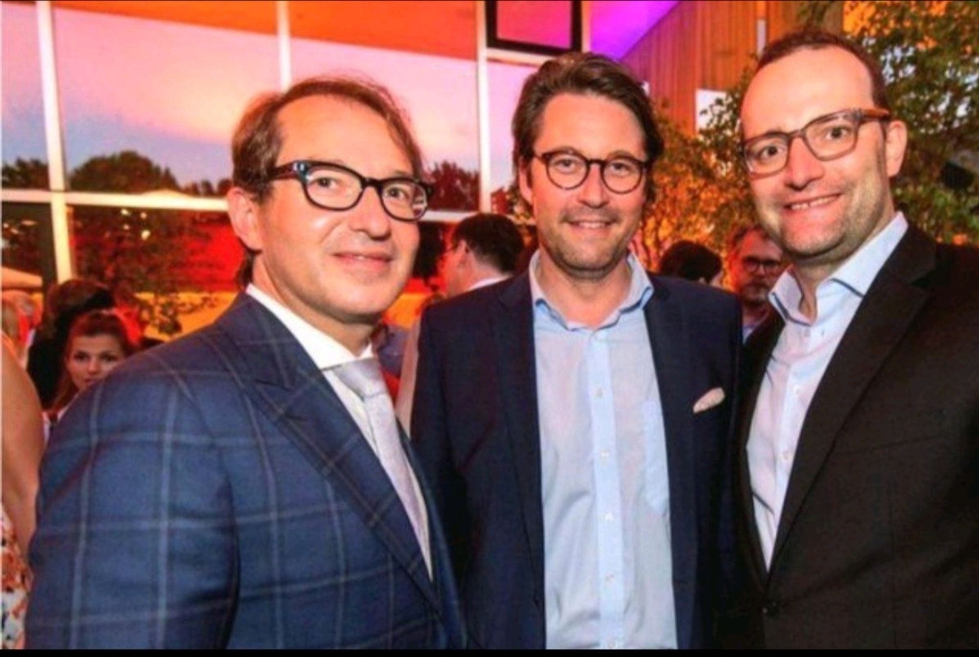 Dobrindt, Scheuer und Spahn auf einem Bild.