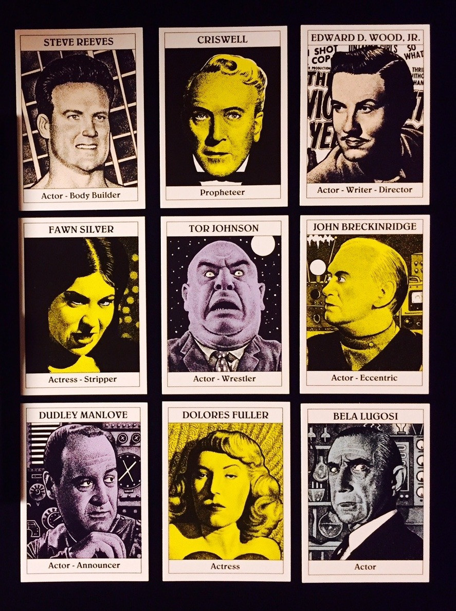 nine of the Ed Wood Jr Players cards