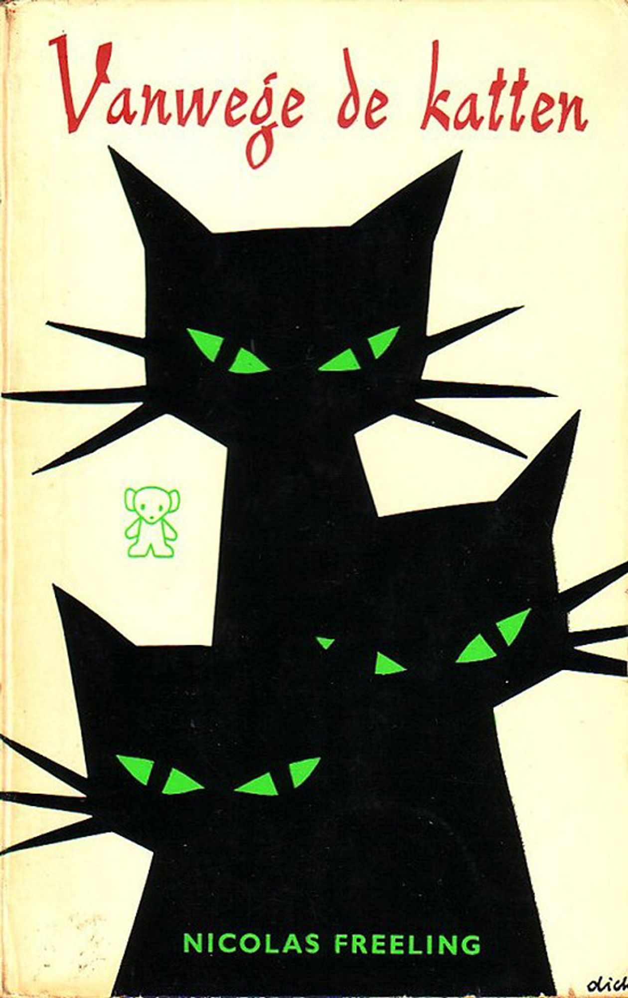 book cover: Vanwege de katten