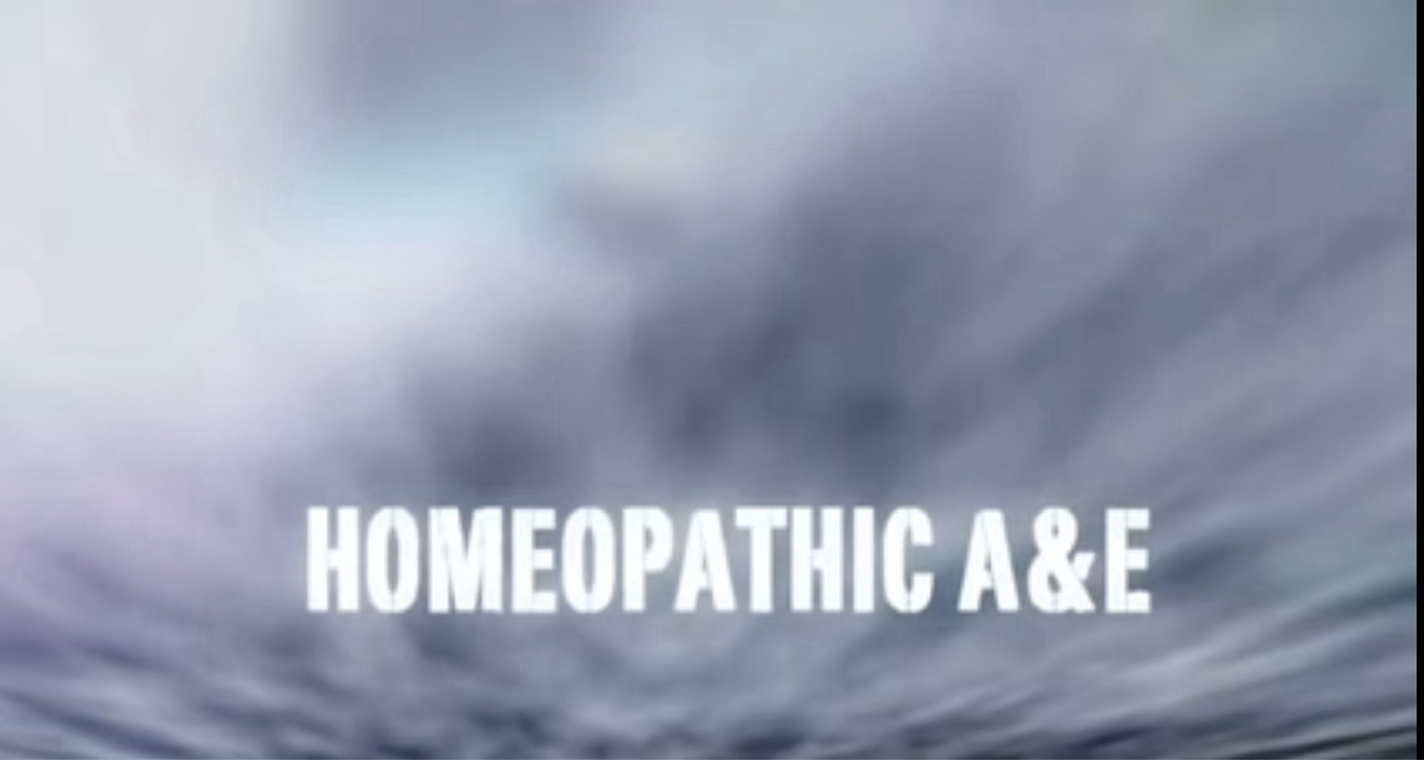 Title card for Homeopathic A&E by Mitchell and Webb