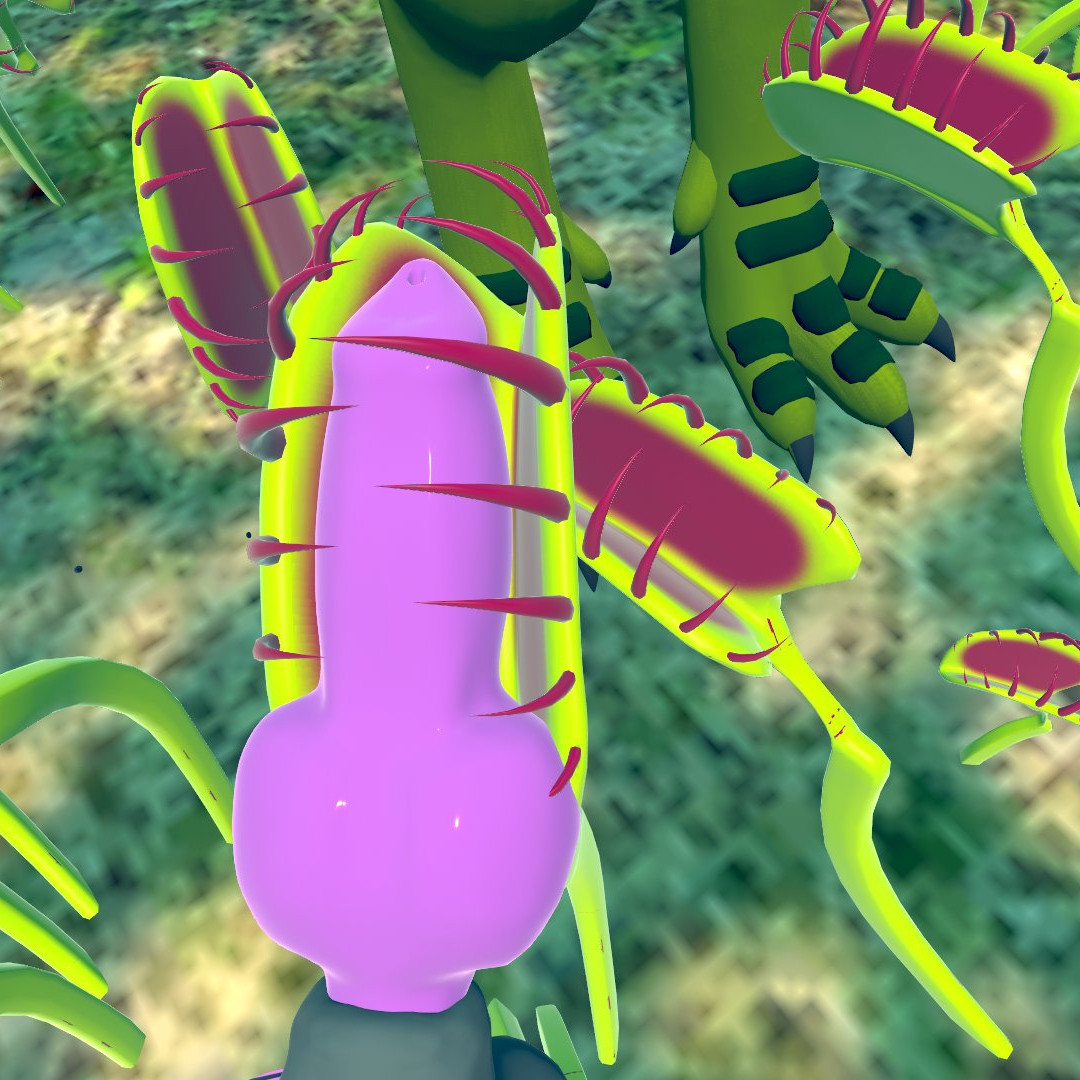 Talaka's penis in a venus flytrap in vrchat