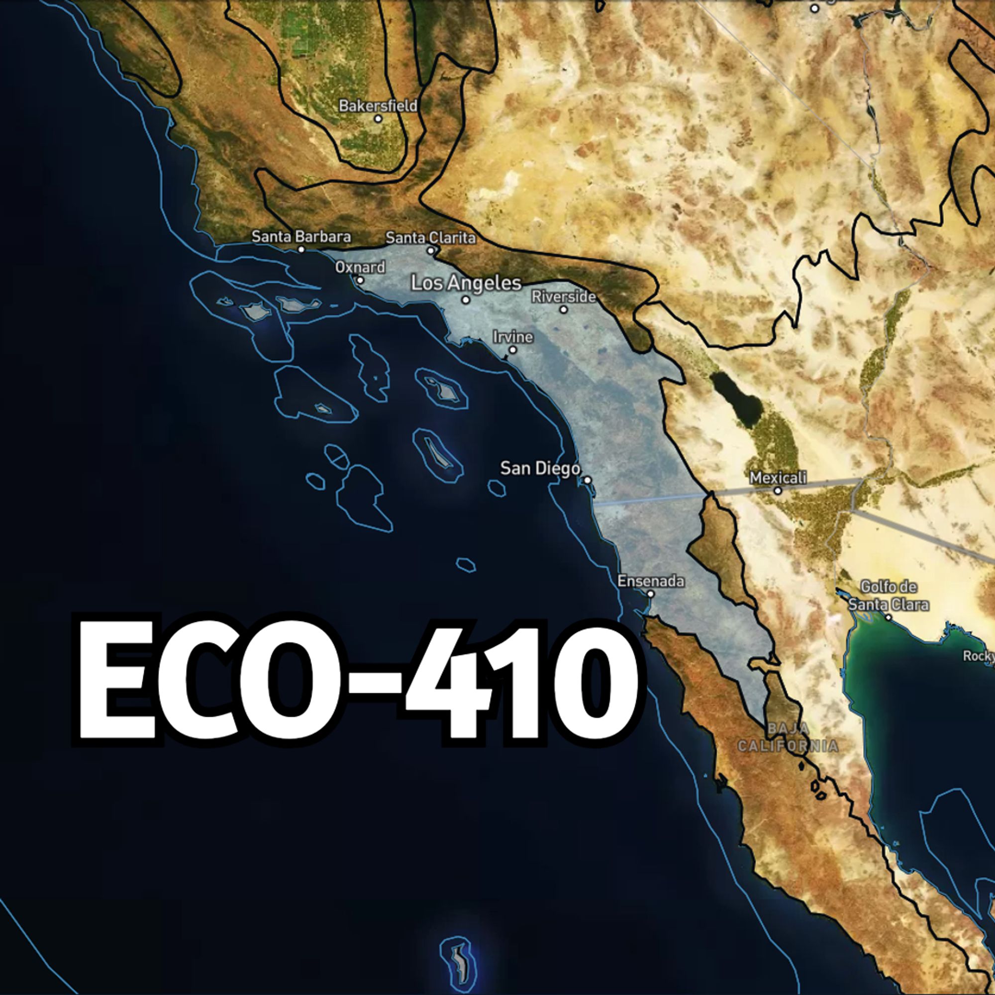 ecoregion map with ecoregion 410 highlighted