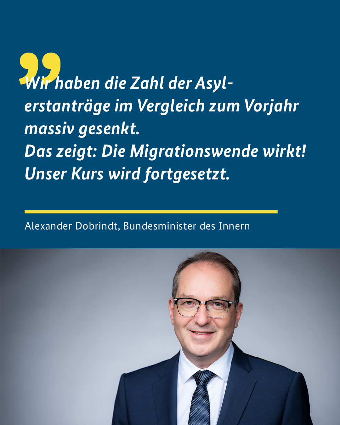 Foto Dobrindt + Zitat