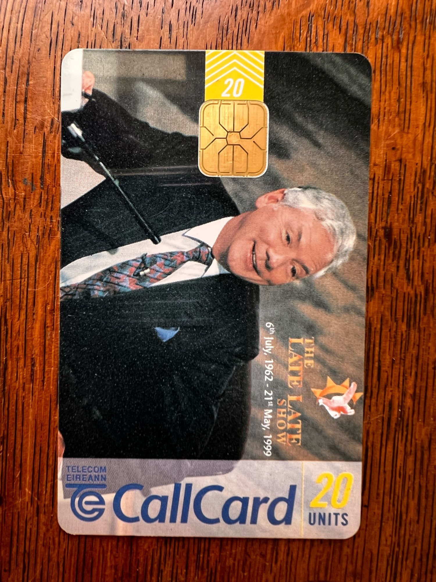 Gay Byrne 
20 Callcard Units card