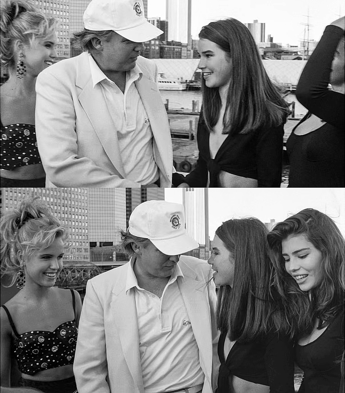 real photos of President Trump being a gross child predator in 1991
"Every time we changed, Trump would find a reason to come backstage"
https://www.theguardian.com/us-news/2020/mar/14/teen-models-powerful-men-when-donald-trump-hosted-look-of-the-year