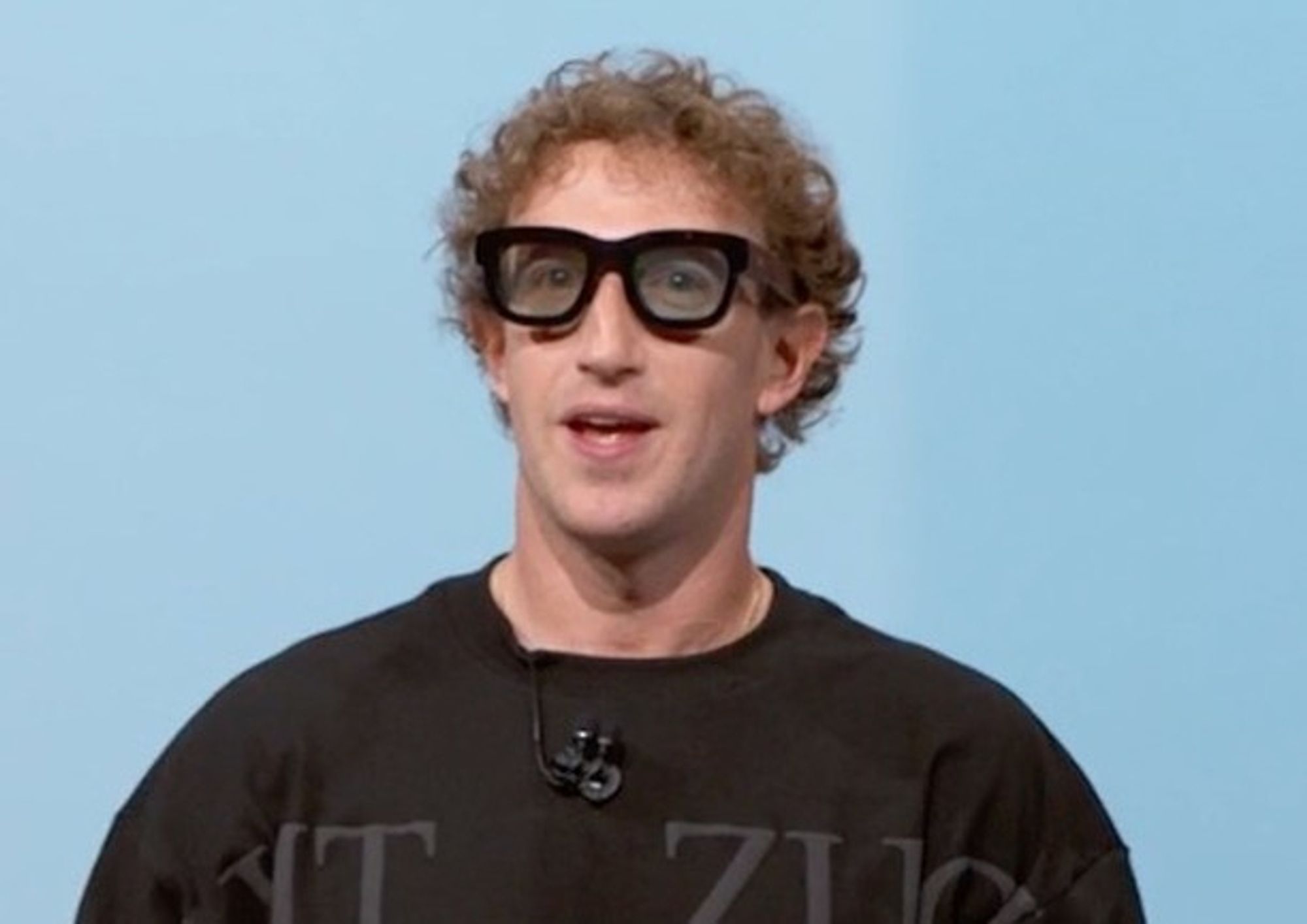 Zuckerberg showing off Meta's prototype "orion" AR glasses

he looks like a fuckin' dork.