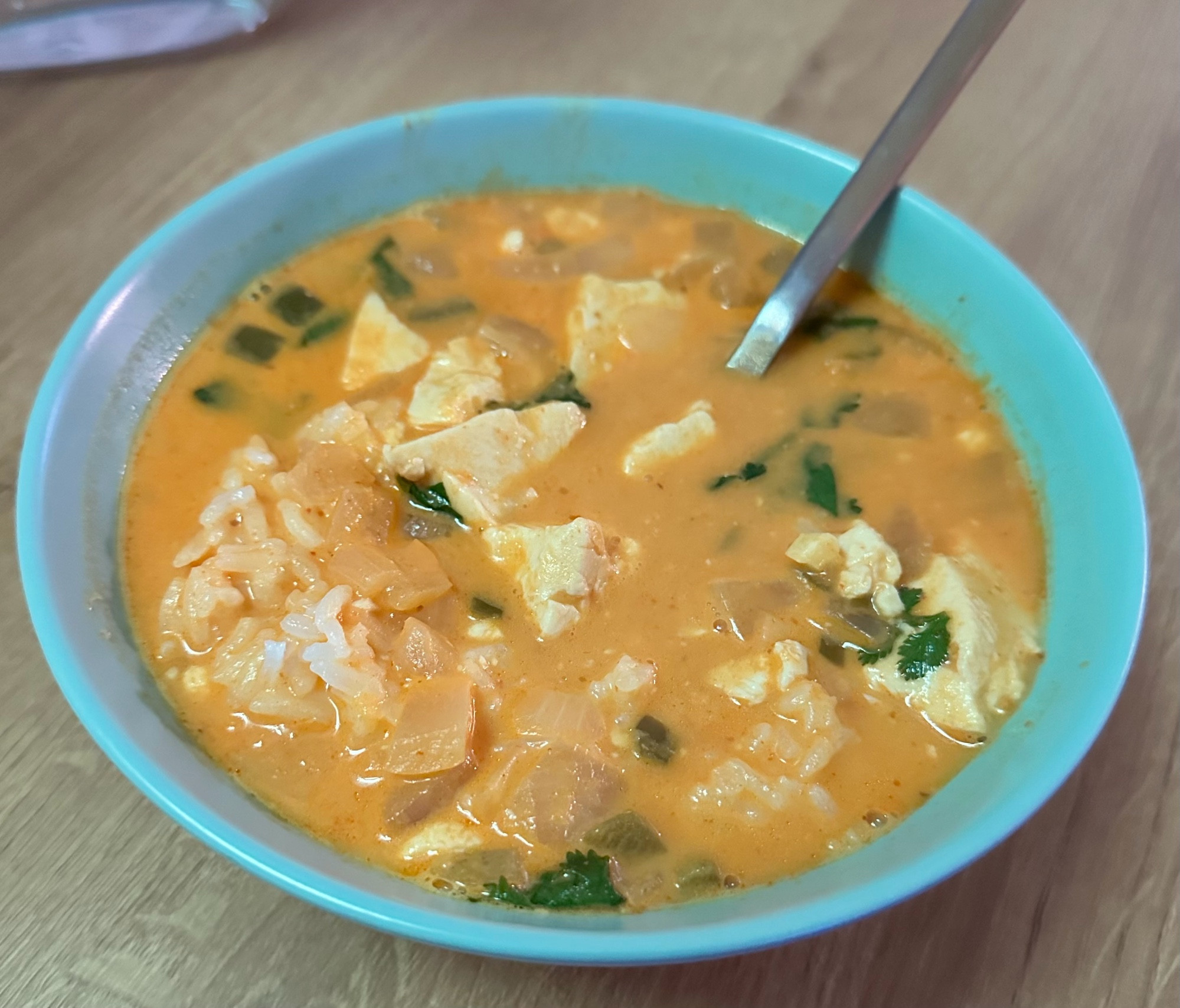 pumpkin curry over rice