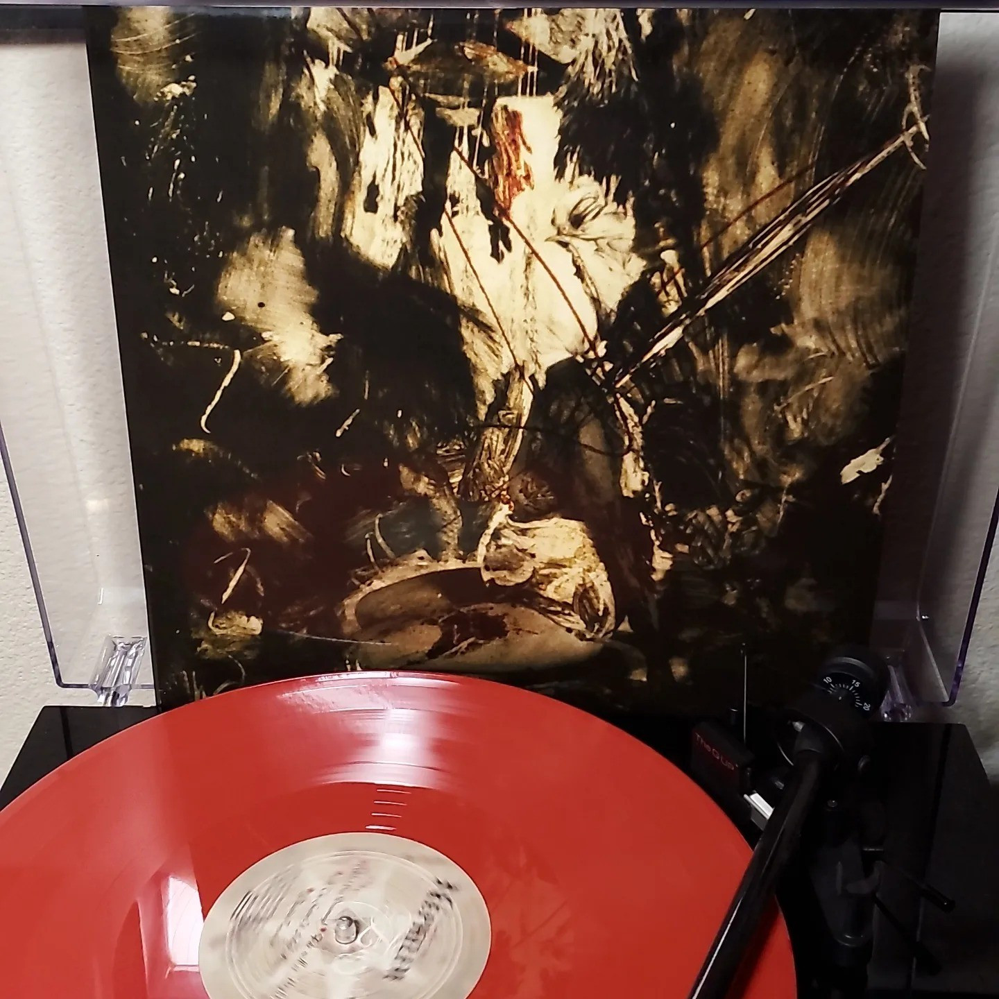 #nowspinning Fields of the Nephilim - Elizium on red vinyl.